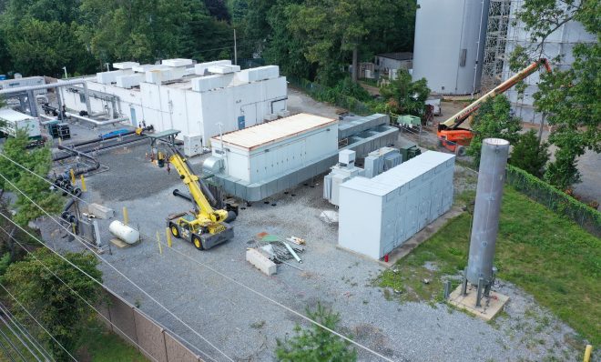 Sunoco's Boot Road station, site of what the company called a 'backfire on a flare stack' Aug. 5 that residents said sounded like an explosion.