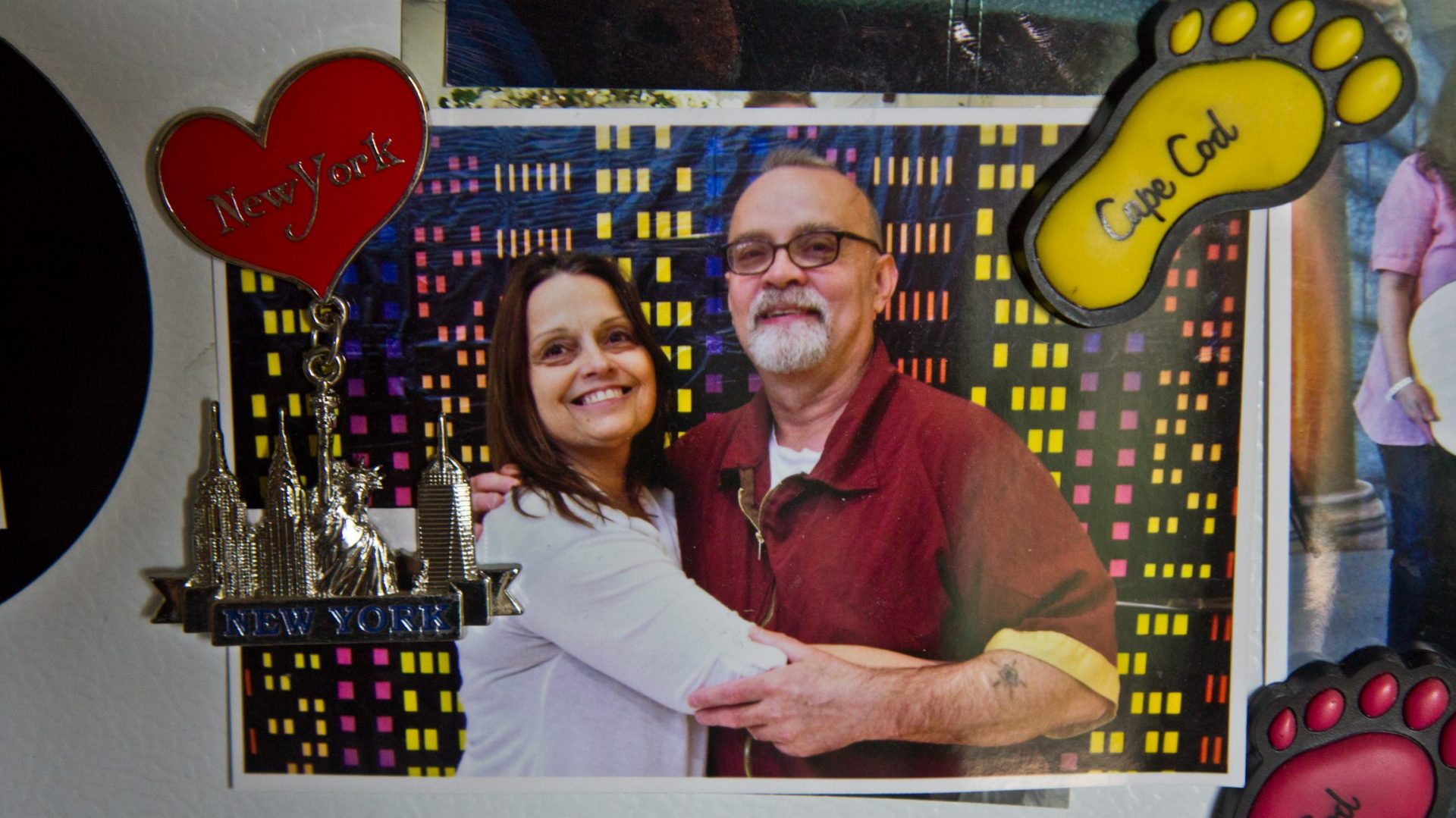 Joanne Schilk-Bierman and her brother Tom Schilk from a visit to her oldest brother Tom Schilk, who’s serving a life sentence in prison.