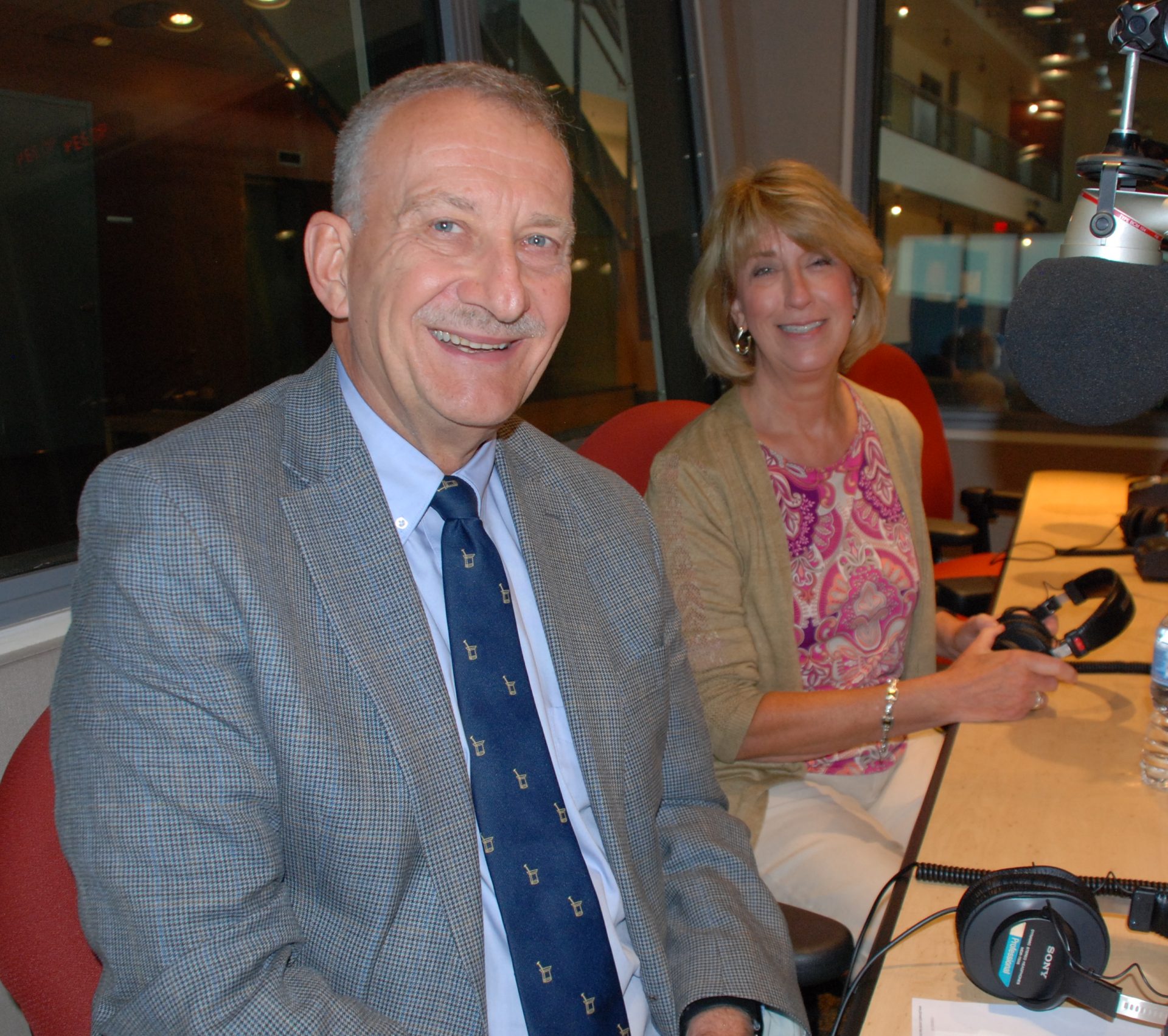 Chuck Kray pharmacist with Hershey Pharmacy and Patricia Epple, president and CEO of PA Pharmacists Association appear on Smart Talk September 5, 2019.