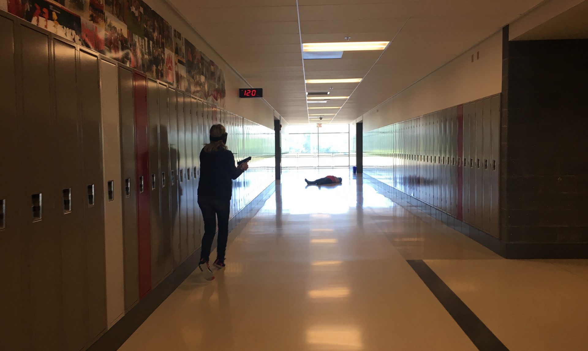 Ohio teachers participate in a school shooting simulation run by FASTER.