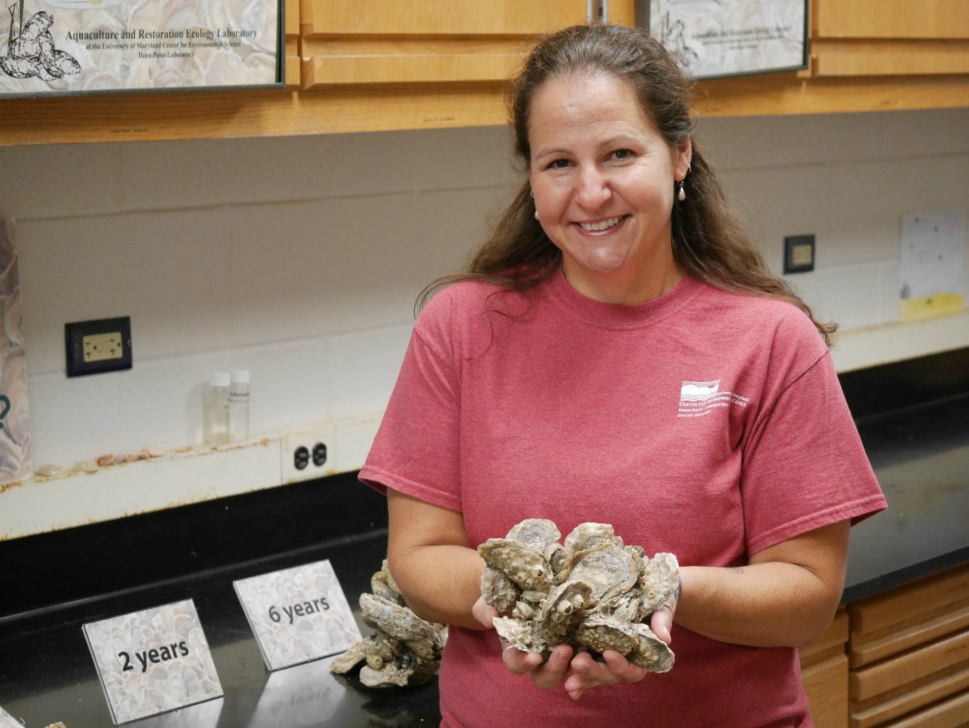 Stephanie Alexander manages the Horn Point Lab.