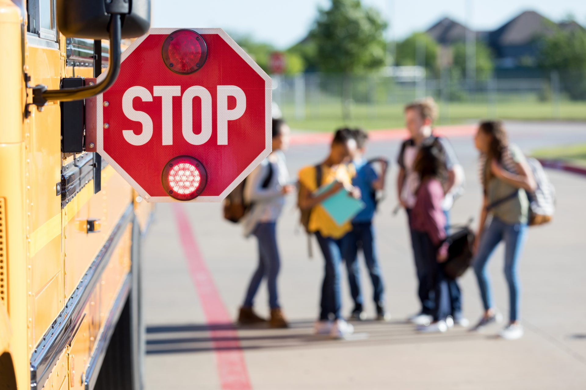 School bus stop