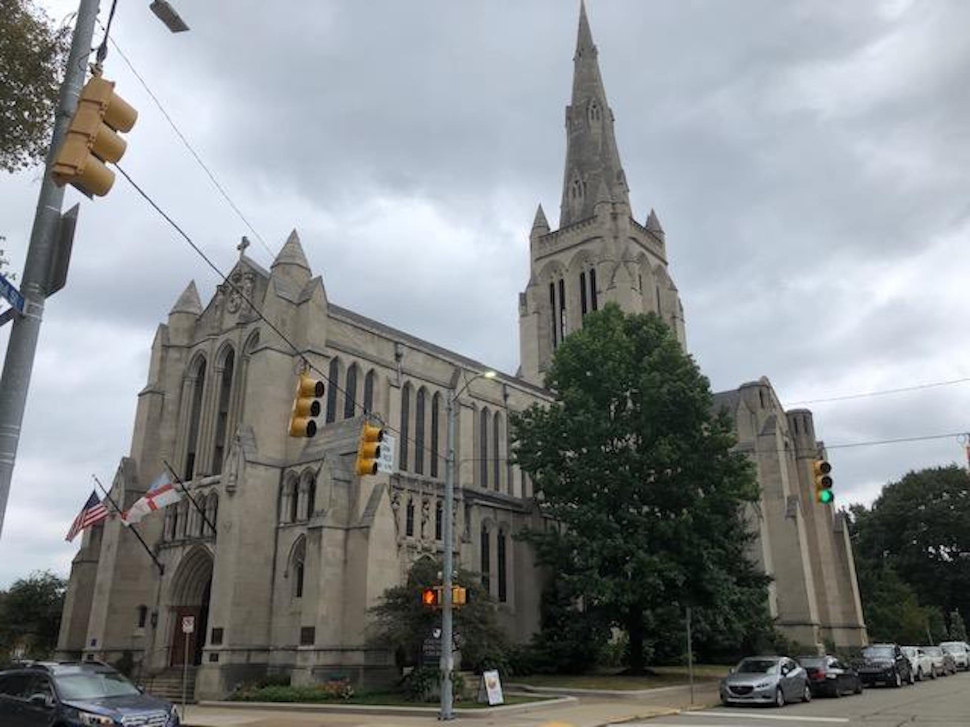 Calvary Episcopal Church was built in 1906.
