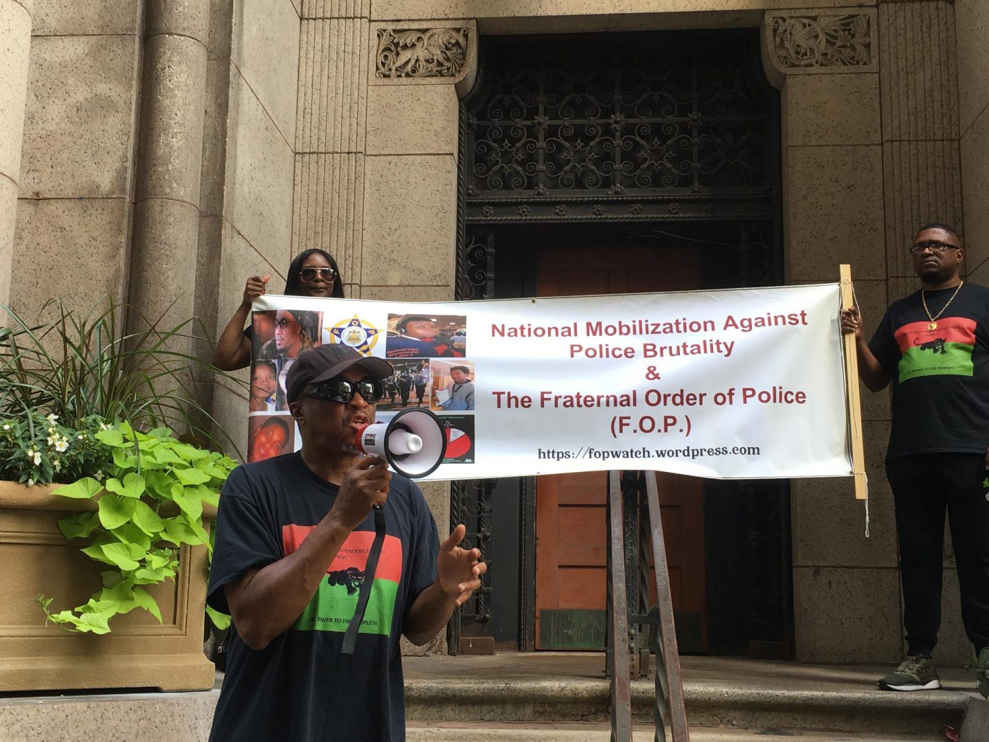 Khalid Raheem, who organizes the Committee for a Civilian Police Review Board of Allegheny County, spoke in support of the proposed board before the Allegheny County Council meeting July 10, 2018.