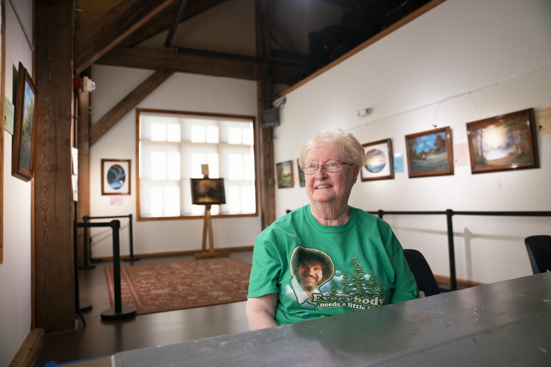 Sandra Hill has been a Certified Ross Instructor for more than 20 years. For her, painting is "a calming thing." "It doesn’t really matter how well you really do the painting, except that you’re enjoying something," she says.