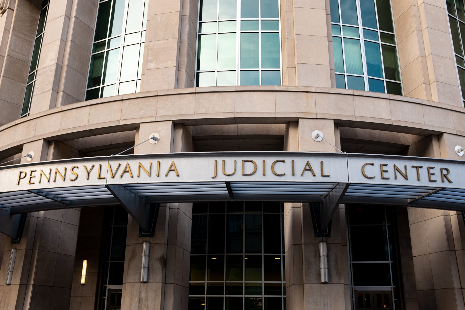 The Pennsylvania Judicial Center in Harrisburg is seen on Aug. 19, 2019. 