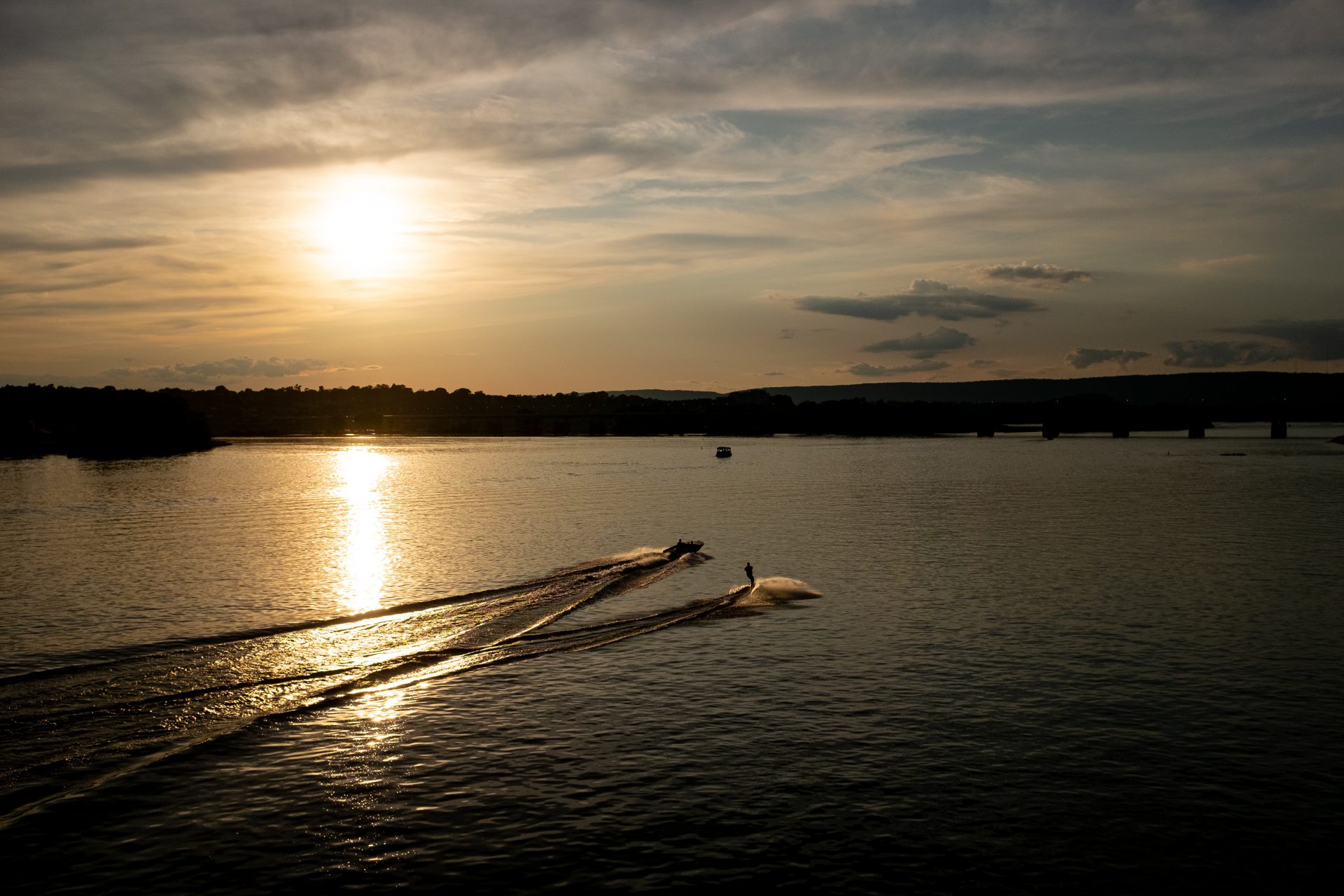 The Susquehanna River in Harrisburg as seen on Aug. 19.