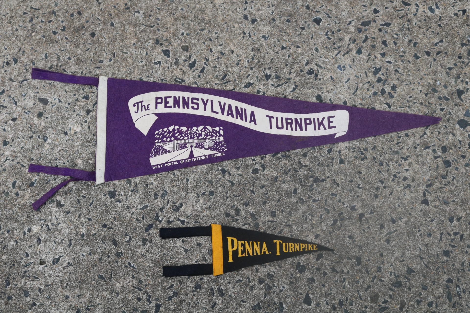 A pennet for the Pennsylvania Turnpike.