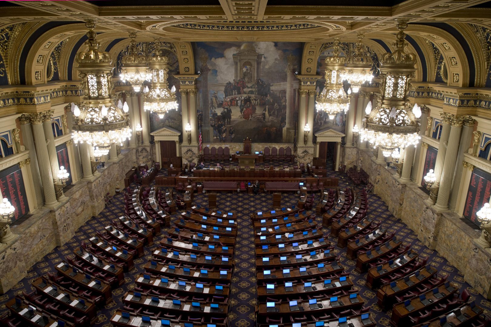 FILE PHOTO: Shown is the Pennsylvania House of Representatives chamber Tuesday, Dec. 8, 2015, in Harrisburg, Pa.