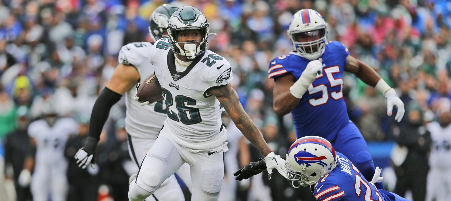 Eagles running back Miles Sanders among NFL’s rising stars WITF