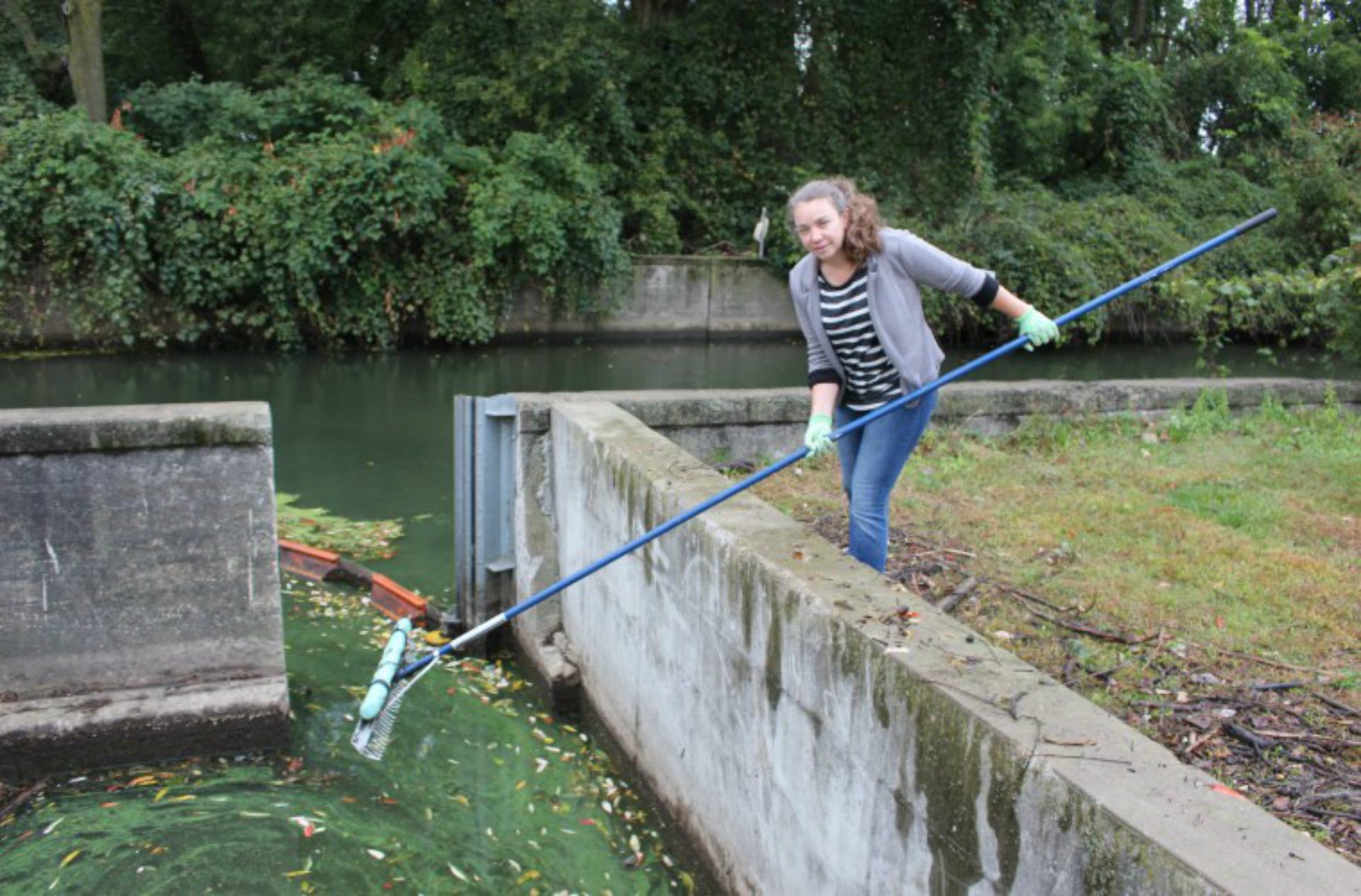 Researcher Sherri Mason wants to provide data on what kind of plastic is being found in rivers so municipal leaders can make better decisions on regulating plastic waste. Photo: Julie Grant/The Allegheny Front