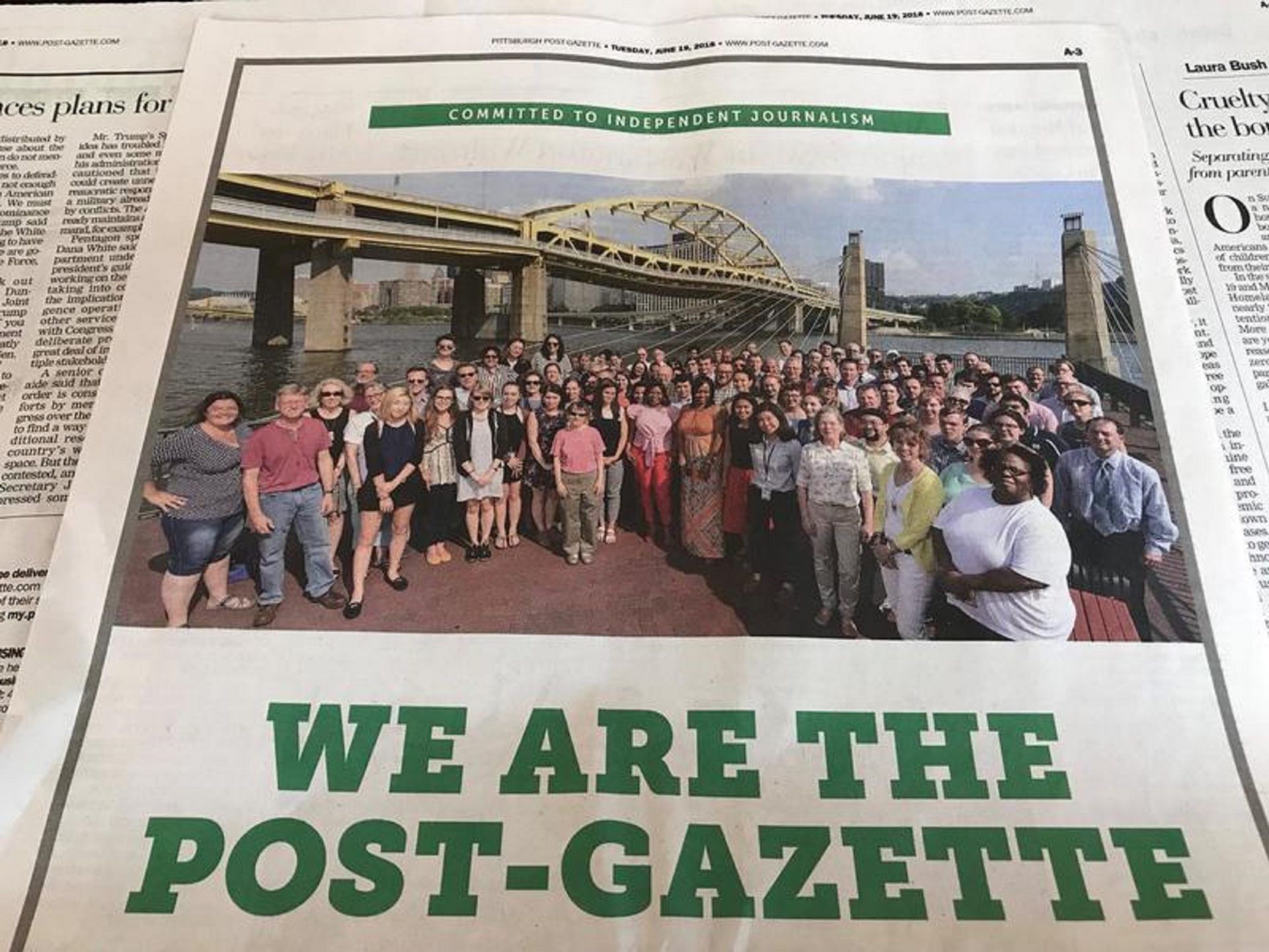 Pittsburgh Post-Gazette newsroom votes overwhelmingly to strike