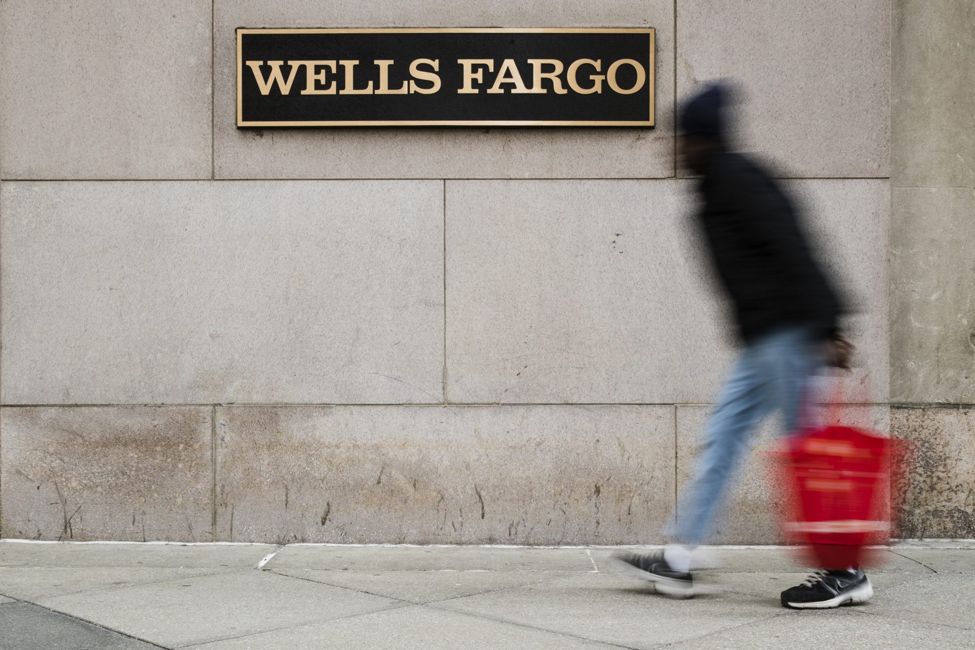 This Nov. 29, 2018, file photo shows a Wells Fargo bank location in Philadelphia.
