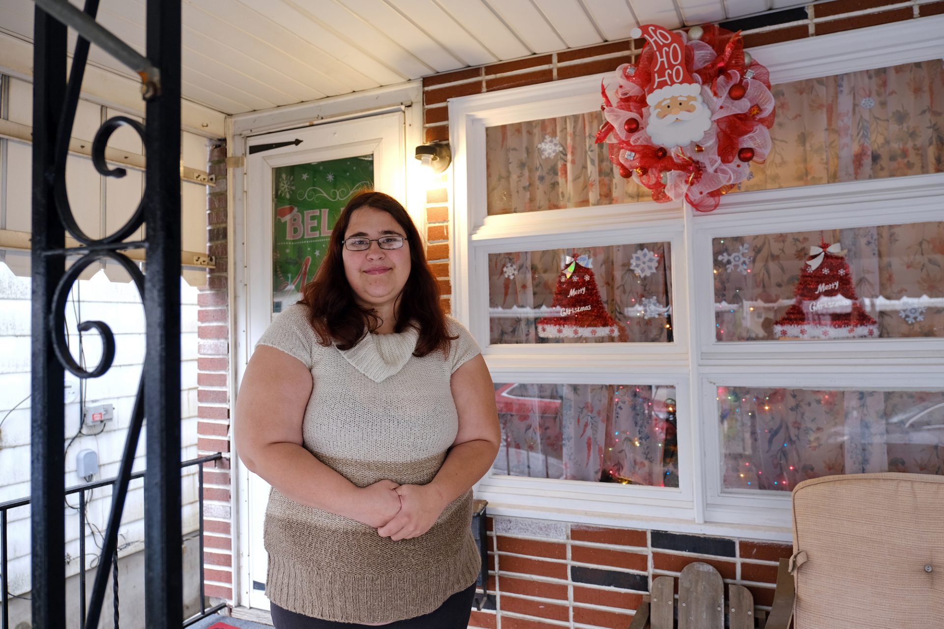 23-year-old Carissa Coolbaugh talks about her experiences as a Temporary Assistance for Needy Families (TANF) recipient Dec. 17, 2019, while at her home in Hanover Township, Luzerne County, Pennsylvania.