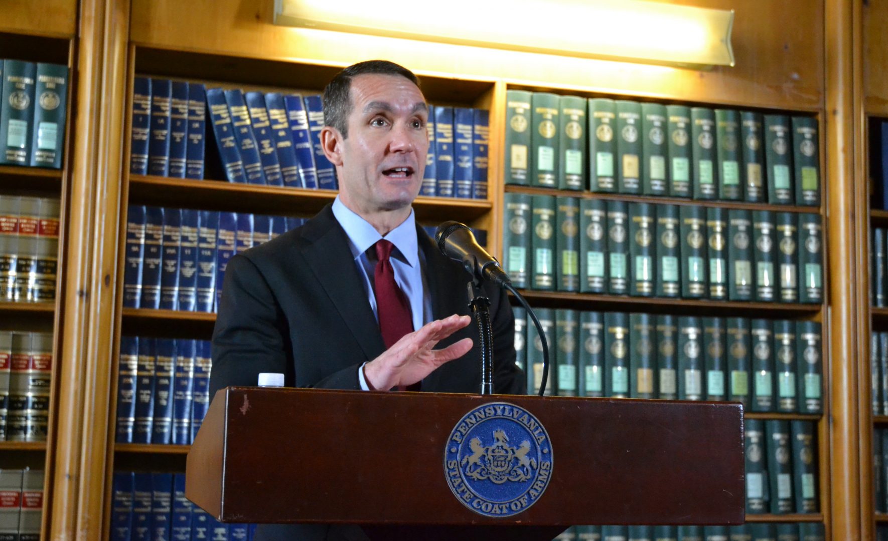 Pennsylvania Auditor General Eugene DePasquale is urging the federal government to stop using a Berks County facility to hold immigrant families Wed., Dec. 11, 2019. 
