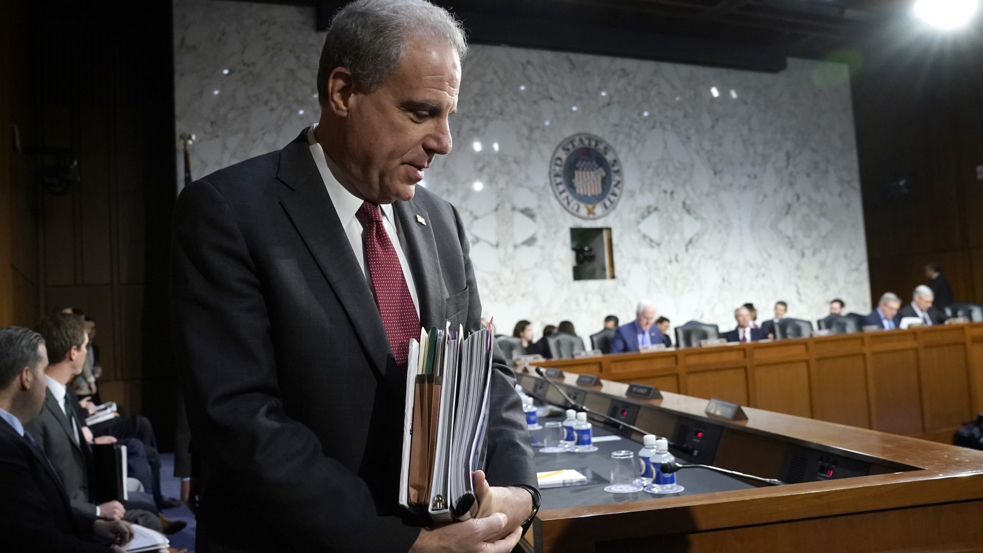 Horowitz returning for testimony following a short break Wednesday.