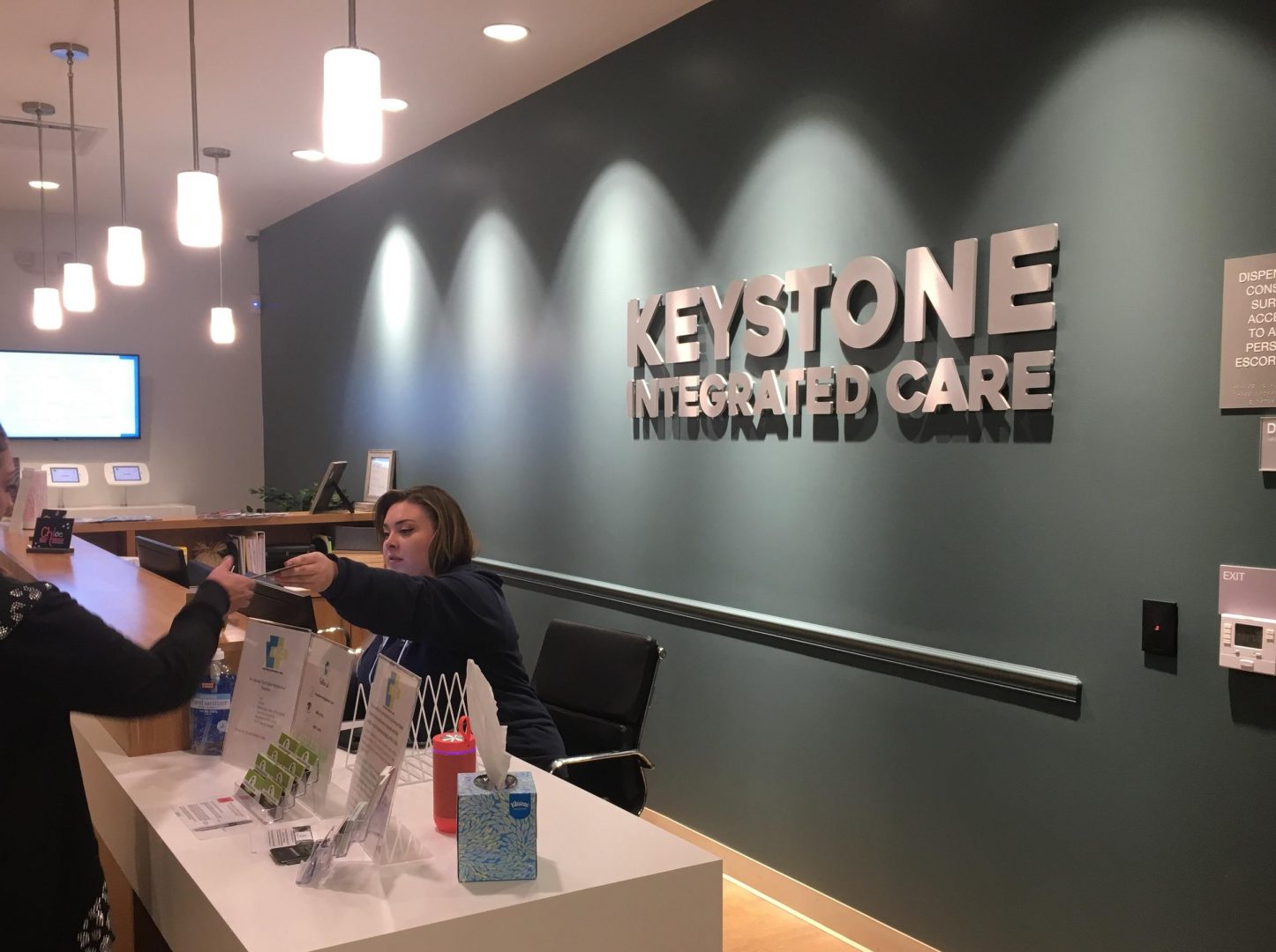 The dispensary Keystone Integrated Care opened a location in Pittsburgh's Lawrenceville neighborhood in October, and banks with McCandless-based SSB Bank.