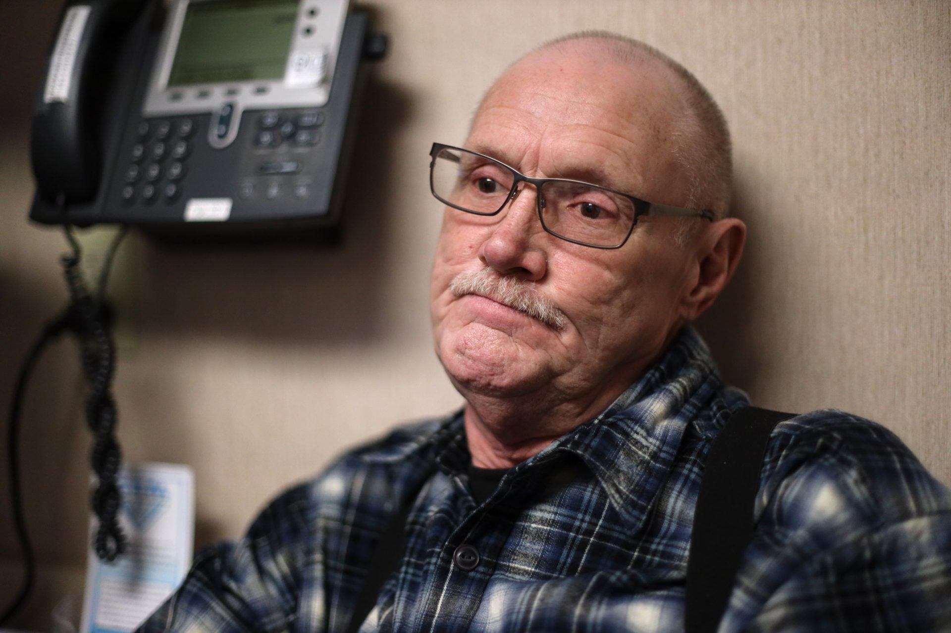 Michael Kruchten, 62, a patient of Dr. Angela Gatzke-Plamann, takes prescription opioids for chronic pain. "Dr. Gatzke has been a big plus and incentive for me ... She's one of the main factors why I'm still here. She pulled me through it," he says.