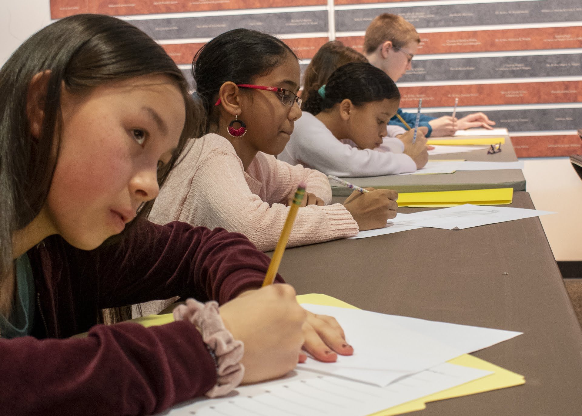 The written portion of WITF’s Central PA Spelling Bee was held at WITF on January 19, 2020, and consisted of 50 spelling words and 50 vocabulary words.