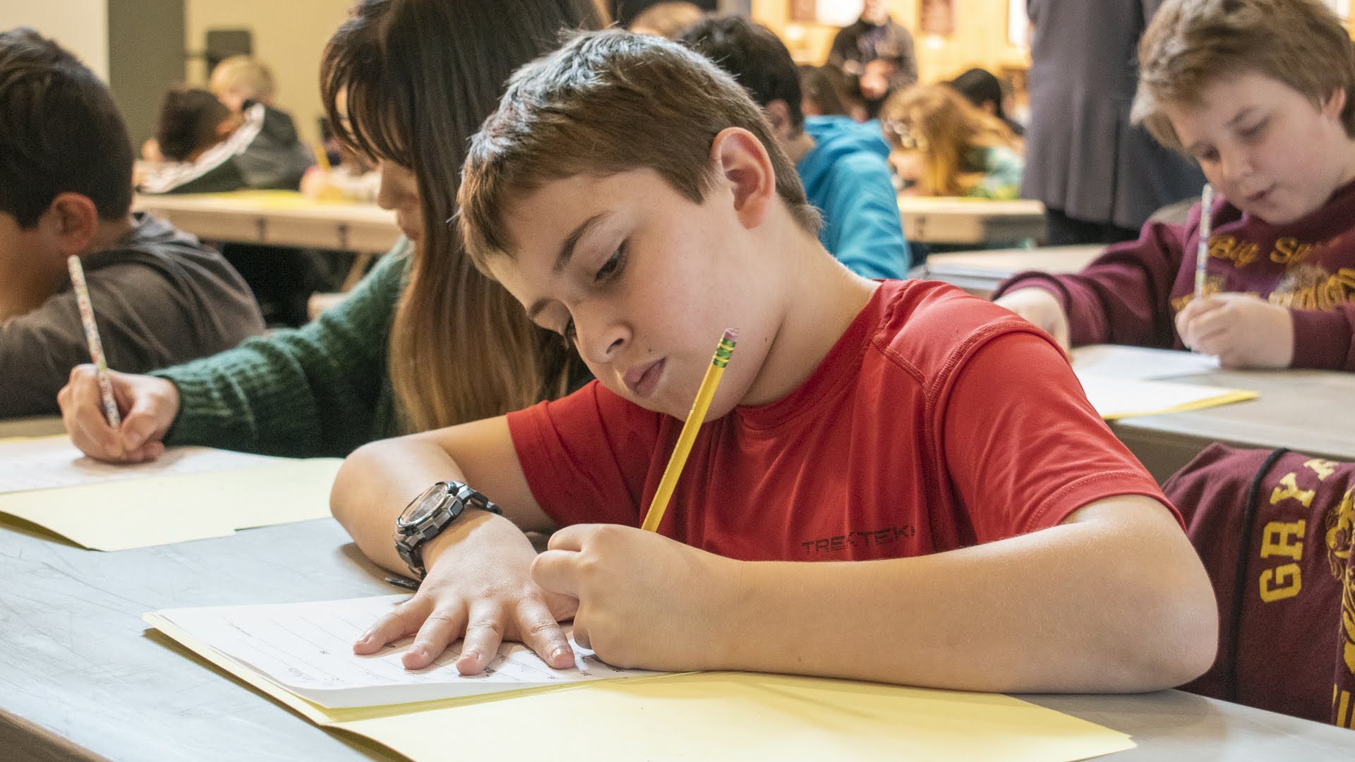 The written portion of WITF’s Central PA Spelling Bee was held at WITF on January 19, 2020, and consisted of 50 spelling words and 50 vocabulary words.