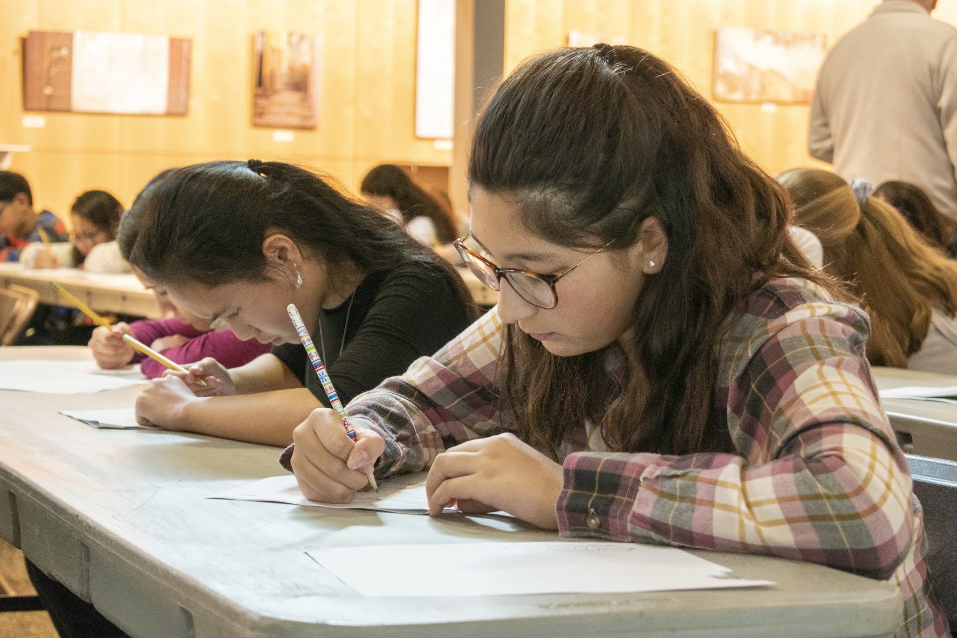 The written portion of WITF’s Central PA Spelling Bee was held at WITF on January 19, 2020, and consisted of 50 spelling words and 50 vocabulary words.