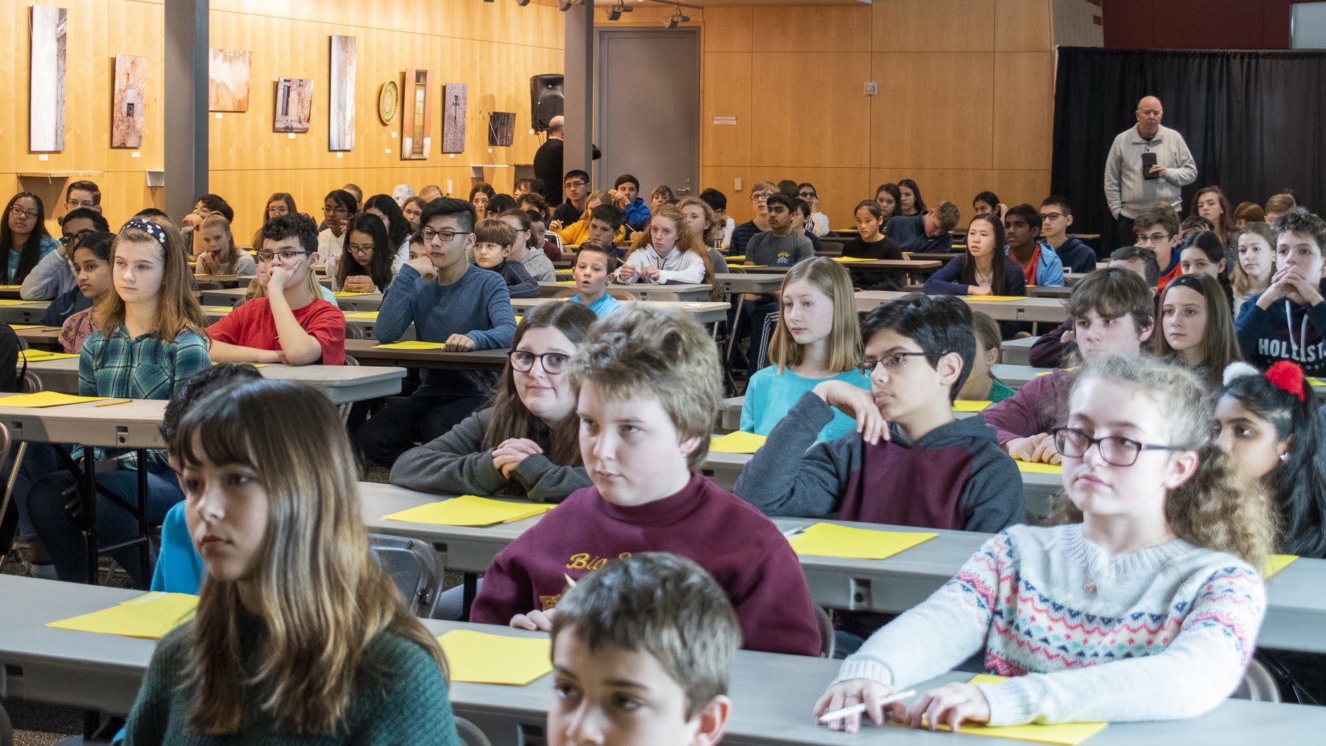 The written portion of WITF’s Central PA Spelling Bee was held at WITF on January 19, 2020, and consisted of 50 spelling words and 50 vocabulary words.