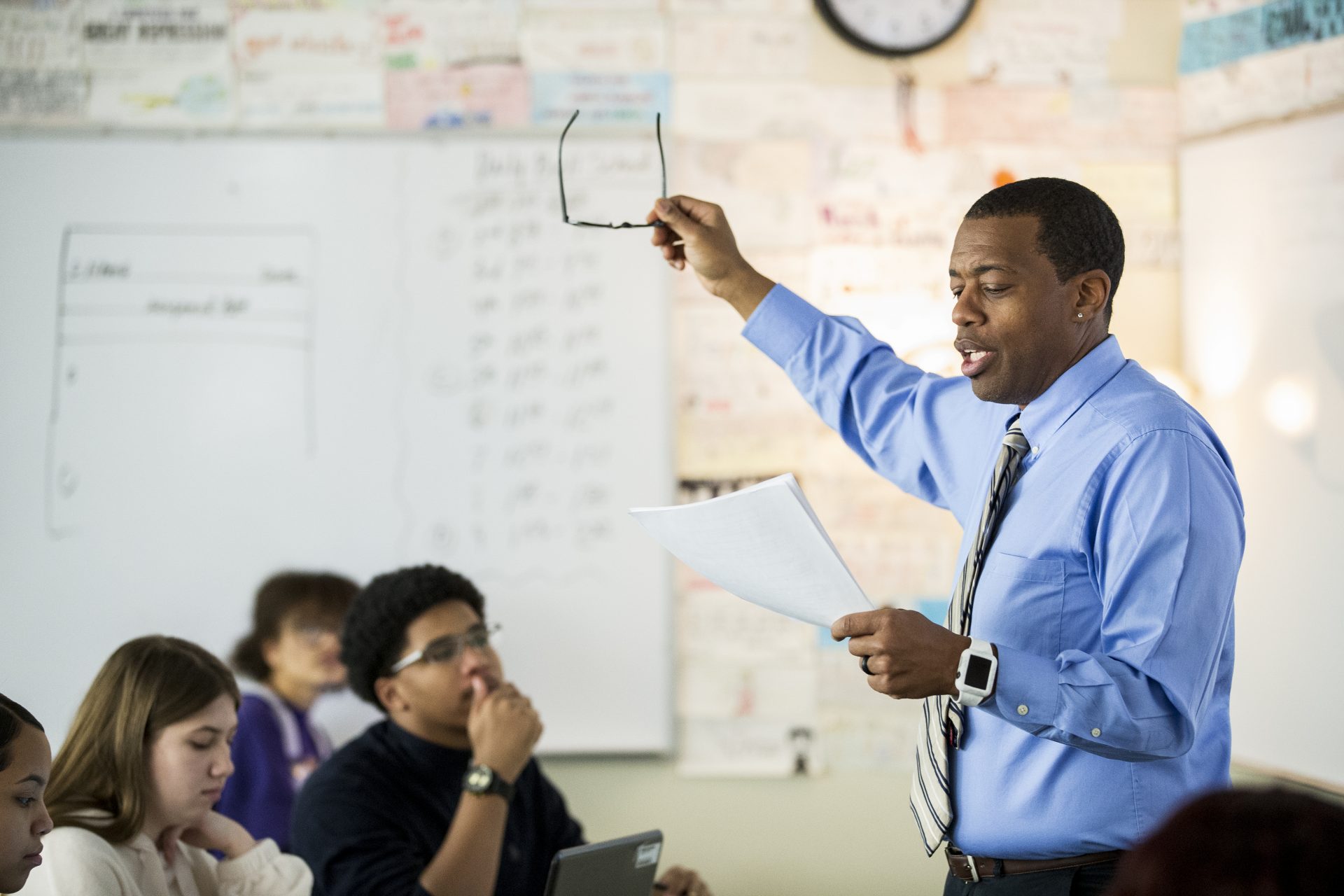 Head football coach and History teacher Joseph Headen is one of only a handful of teachers of color at Susquehanna Twp. There is a persistently low shortage of teachers of colors across Pa. 96 % of all teachers are white; the 4% of color are concentrated in Philly and Pitts. schools. The lack of teachers of color has a profound impact on the educational and professional experience of teachers and students. Jan. 16, 2020.