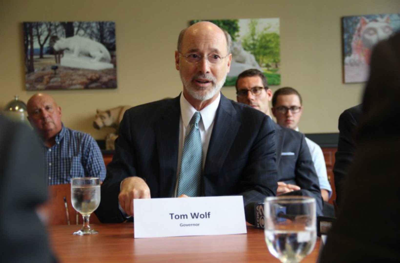 Gov. Tom Wolf hosted a roundtable discussion in Beaver County in 2016 to tout the benefits of the ethane cracker plant Shell is planning to build.