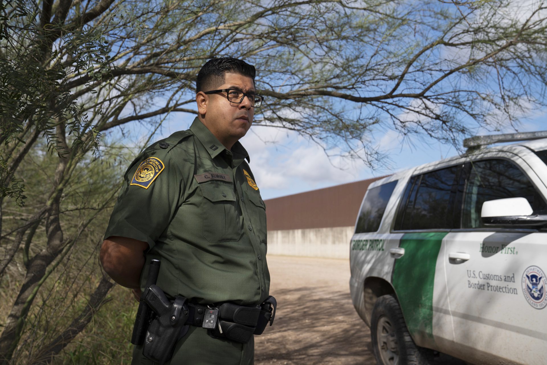 "The border wall system will include a 150-foot enforcement zone, lighting, cameras, other technology, and most importantly an all-weather access road making it easier to respond to traffic," Christian Alvarez, a Border Patrol spokesman, says.