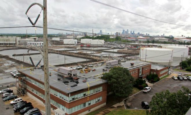 Philadelphia Energy Solutions refinery in South Philadelphia.  