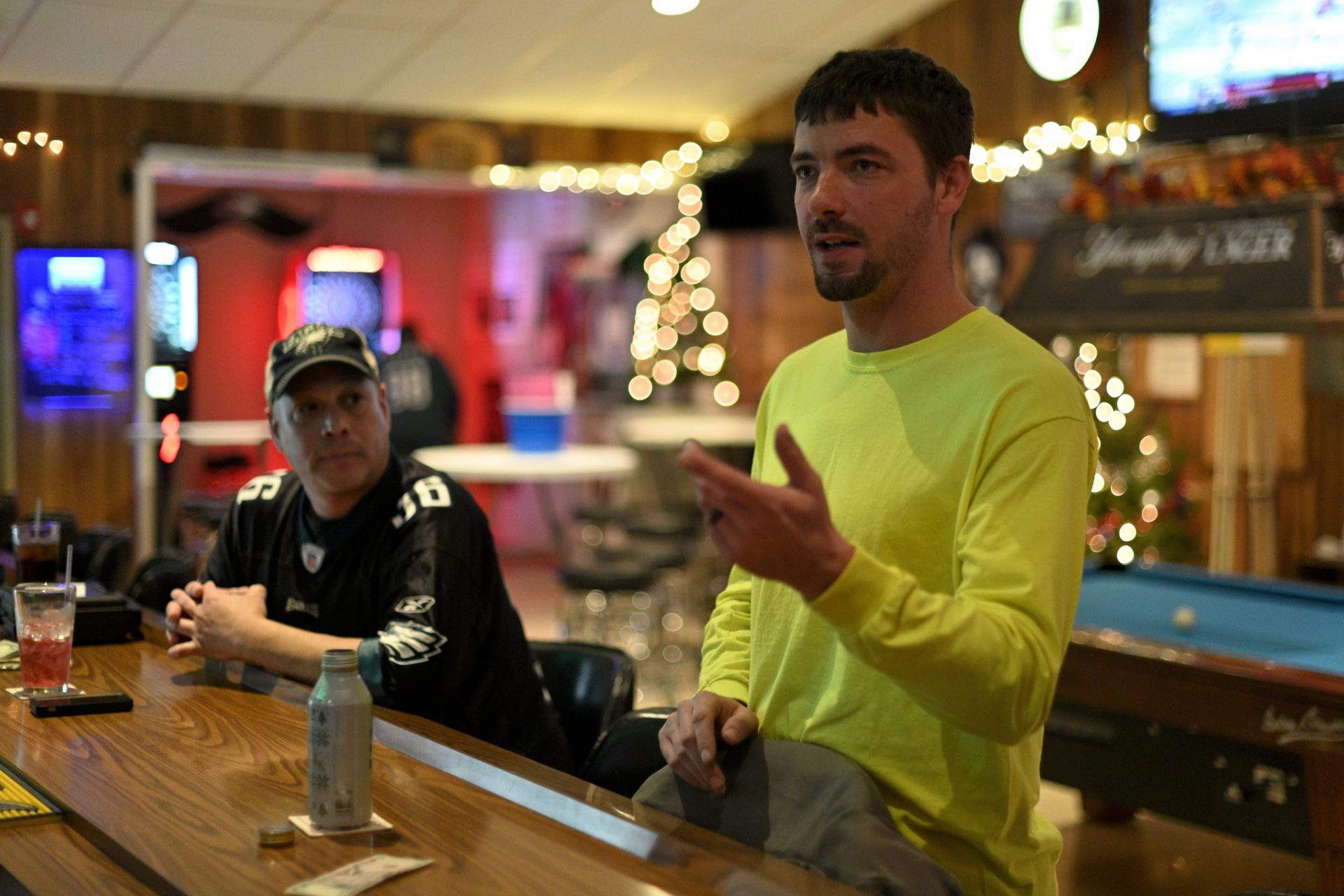 Assistant Fire Chief Cody Yeich, 32, at the Social Quarters of the Landingville Community Fire Company, in Landingville, Pa., on December 15, 2019.