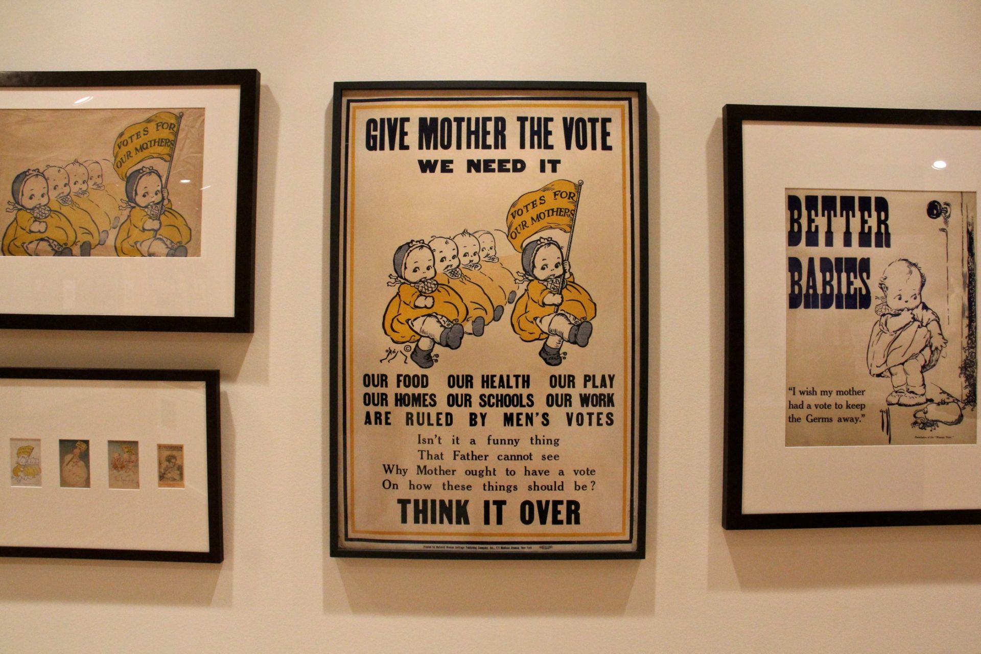 Artist Rose O’Neill used her popular “Kewpie” babies to promote women’s suffrage.