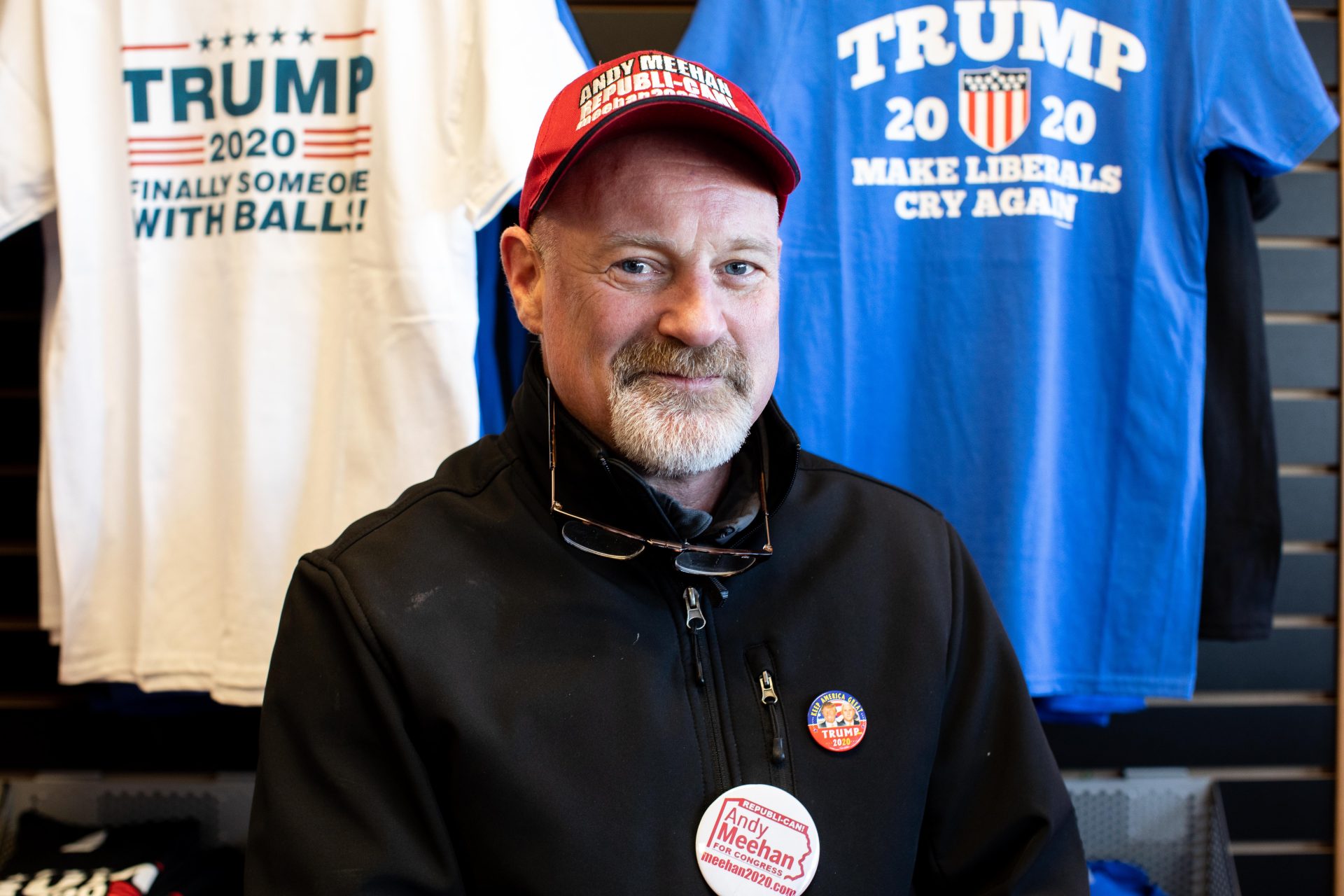 Andy Meehan is running for Congress in Pennsylvania's District 1 against Brian Fitzpatrick and has found the Trump Store to be a great location to collect signatures for the ballot.