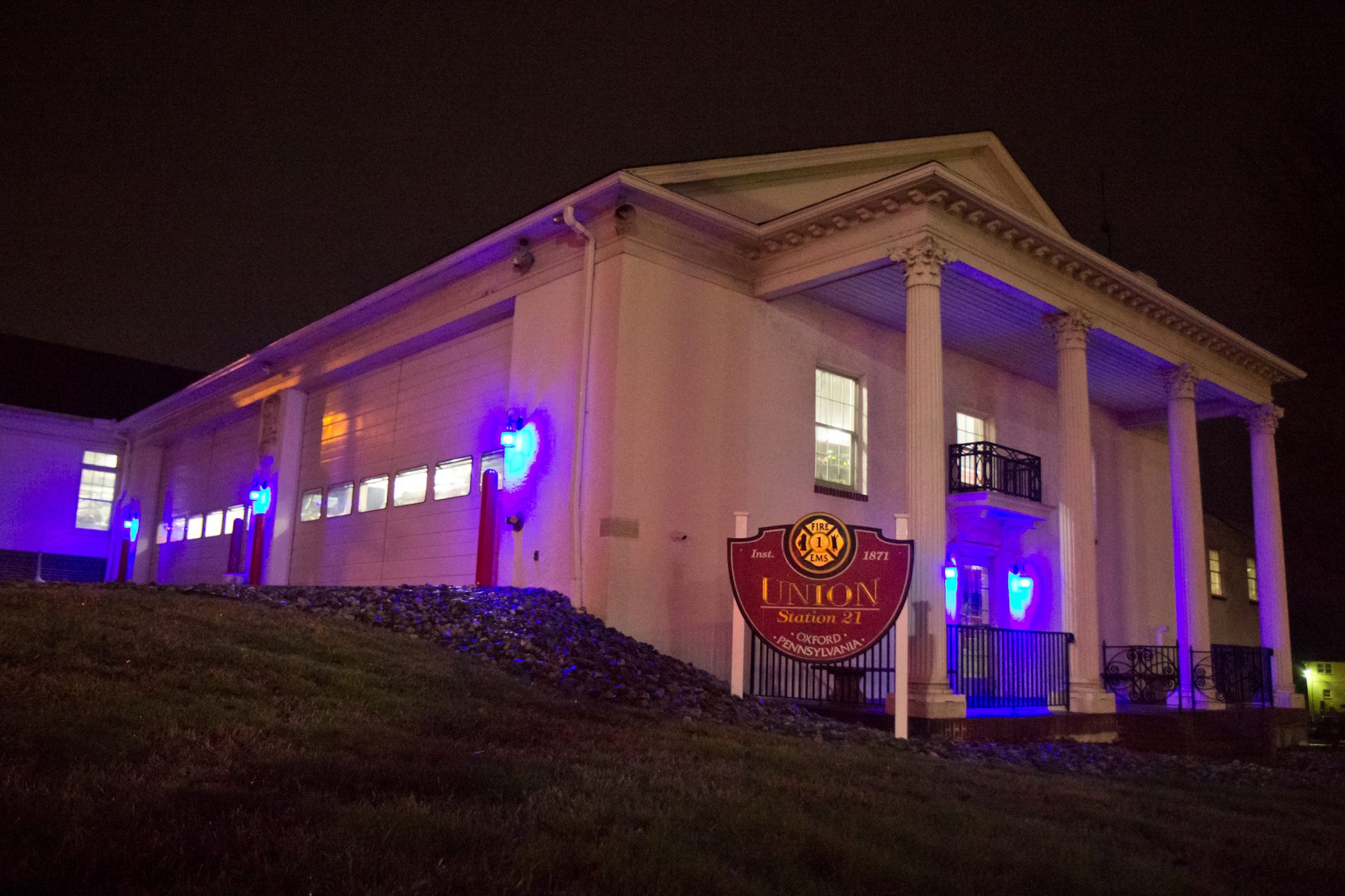 The fire station in Oxford, Pa.