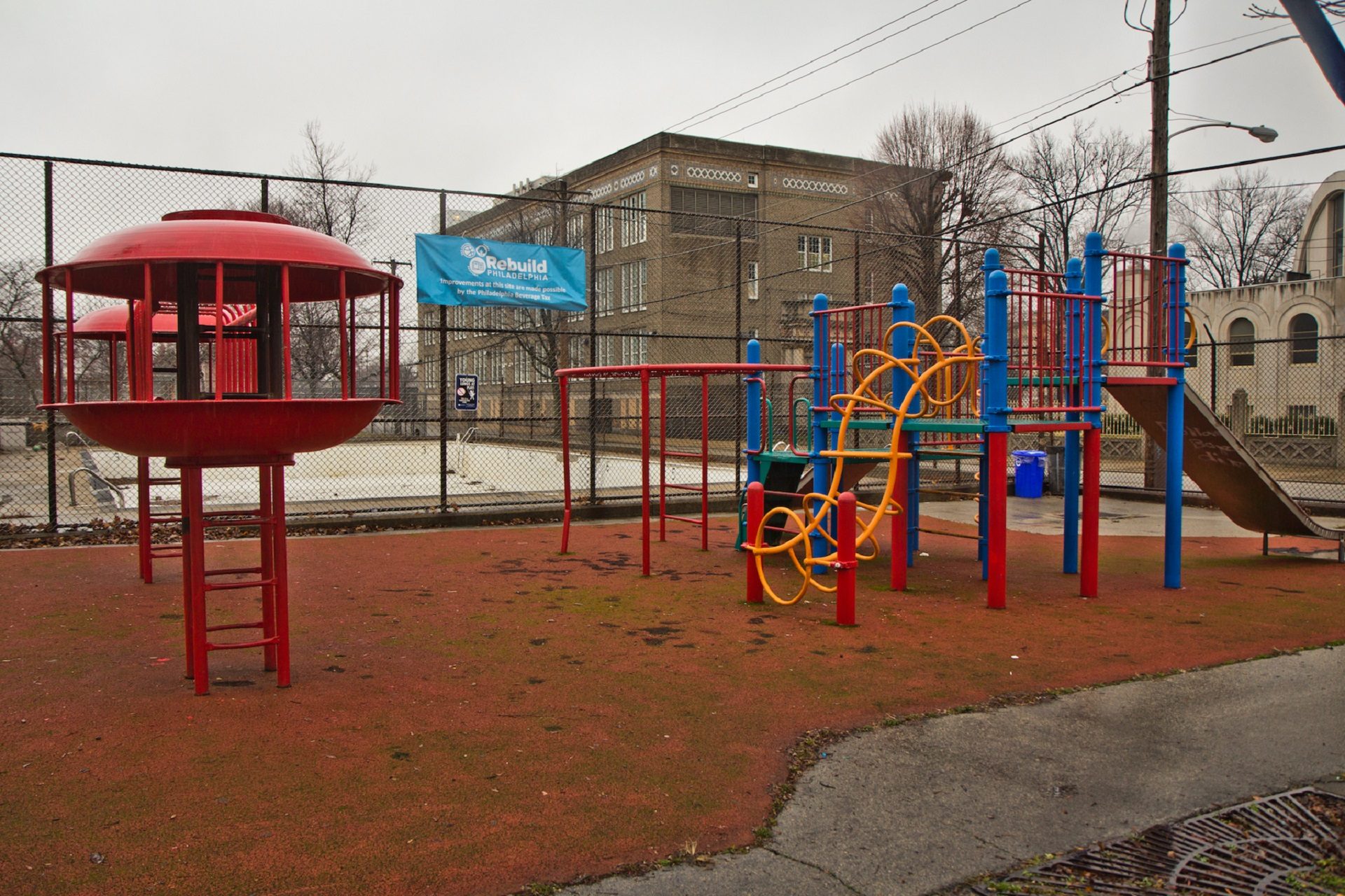 East Poplar playground in Northern Liberties a few months before renovations begin.