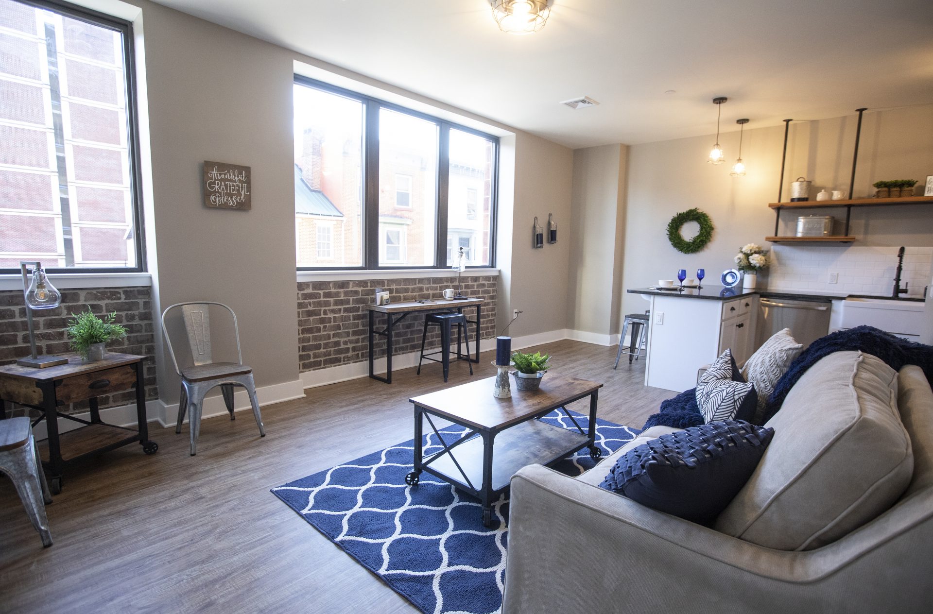 A living room in the BenMar Apartments in Harrisburg. Dec. 20, 2019.