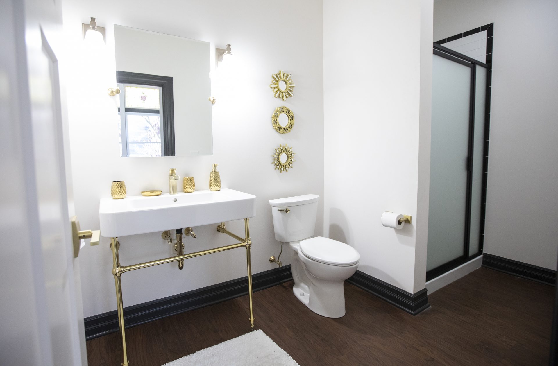 Master bathroom in The Fox on Washington Apartments in Harrisburg. Dec. 20, 2019.