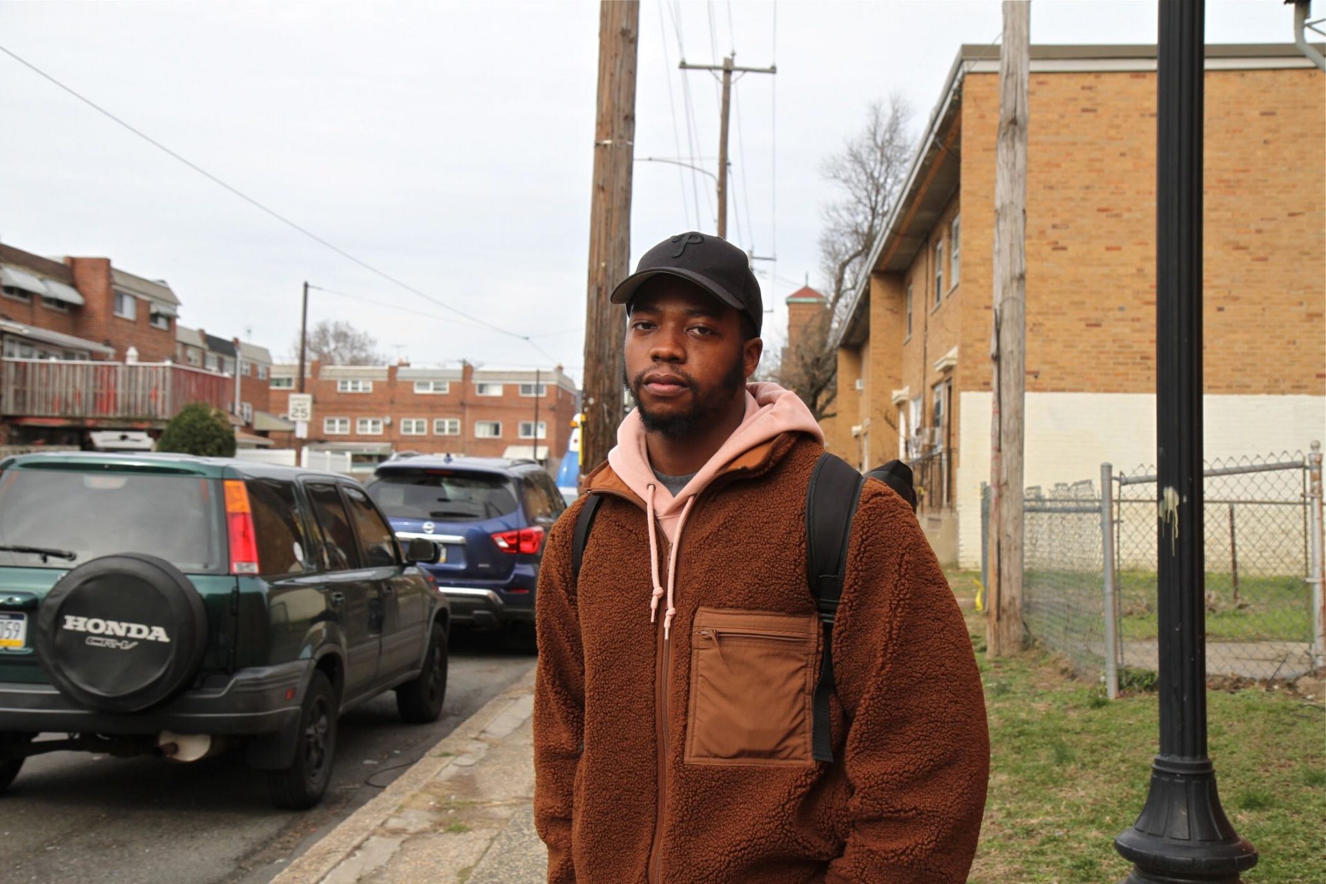 Raqib Robinson with Drexel University’s Healing Hurt People went door-to-door to offer additional counseling services.