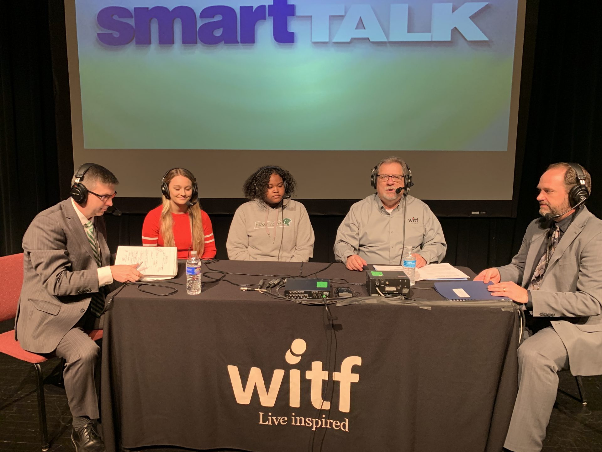 Scott Rogers, assistant director of the York County School of Technology; students Kasey Davis, a senior in the dental assisting program at Cumberland Perry AVTS, and Nadia Stuckey, a senior in the engineering and advanced manufacturing program at York County School of Technology; and Justin Bruhn, director of Cumberland Perry AVTS, share their perspectives.