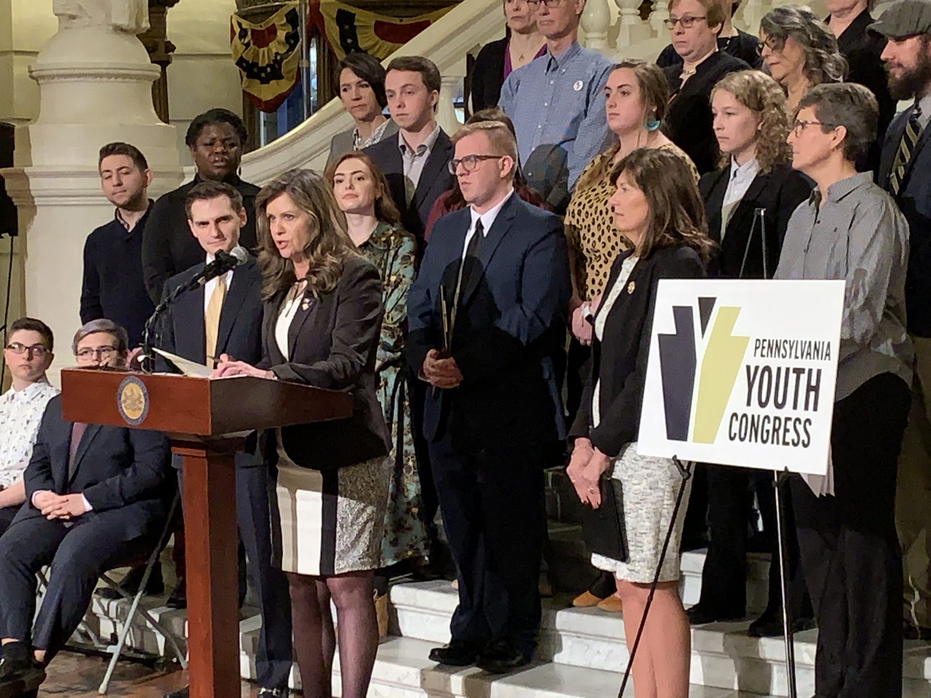 Senate Labor & Industry Committee Chairwoman Camera Bartolotta, R-Washington County, said at a Pennsylvania Youth Congress news conference it's time the state provide nondiscrimination protections to LGBTQ people particularly when it comes to employment.