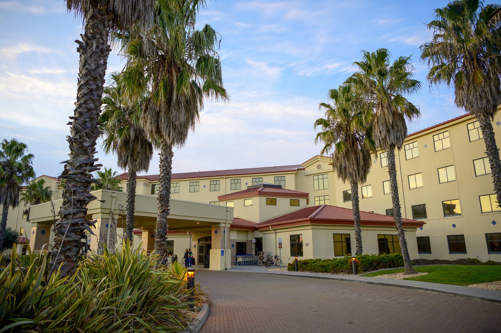 Evacuees are being held in quarantine at the Westwind Inn lodging facility at Travis Air Force Base in California