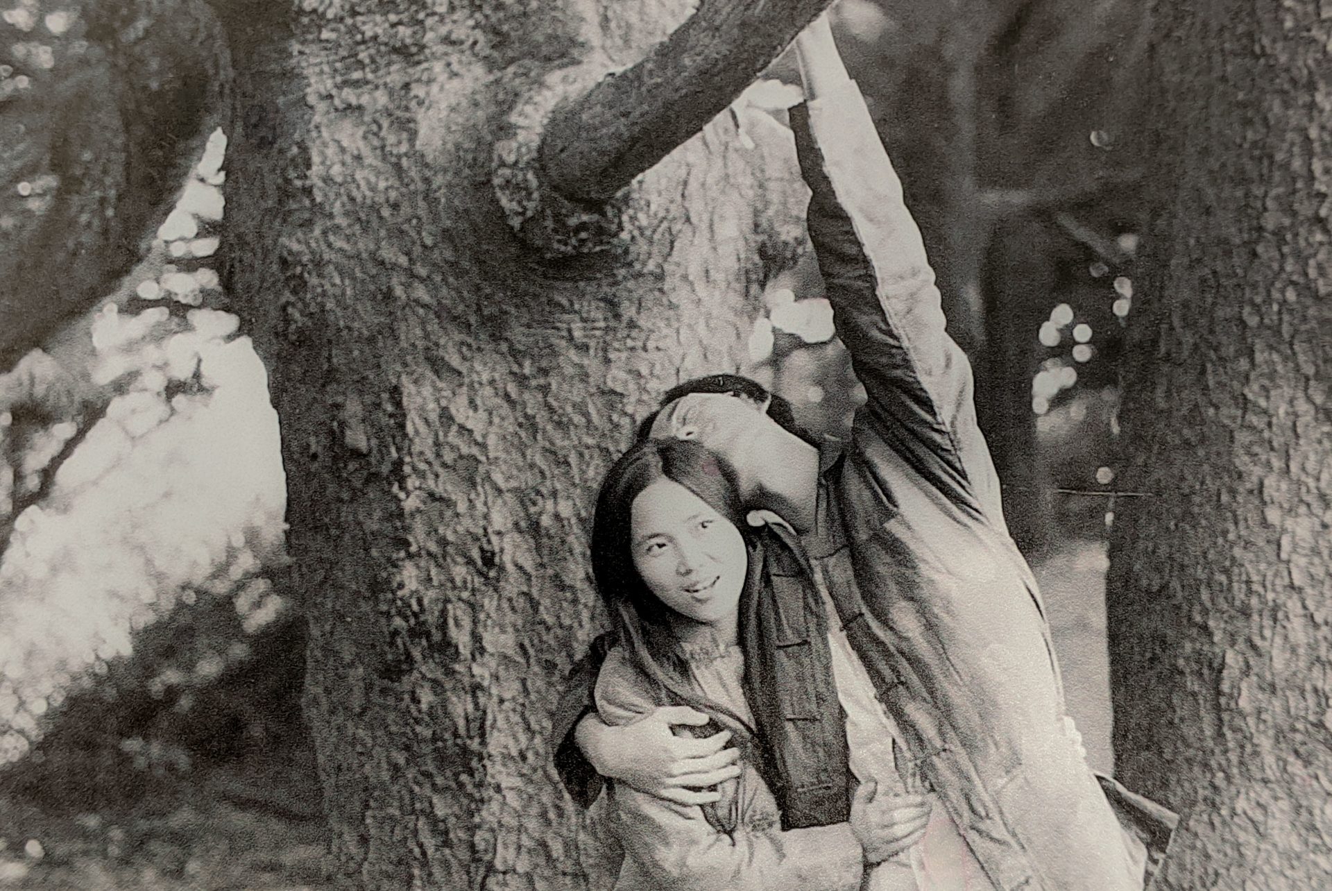E.F. Wen (left) and Eddie Chang in 1973.