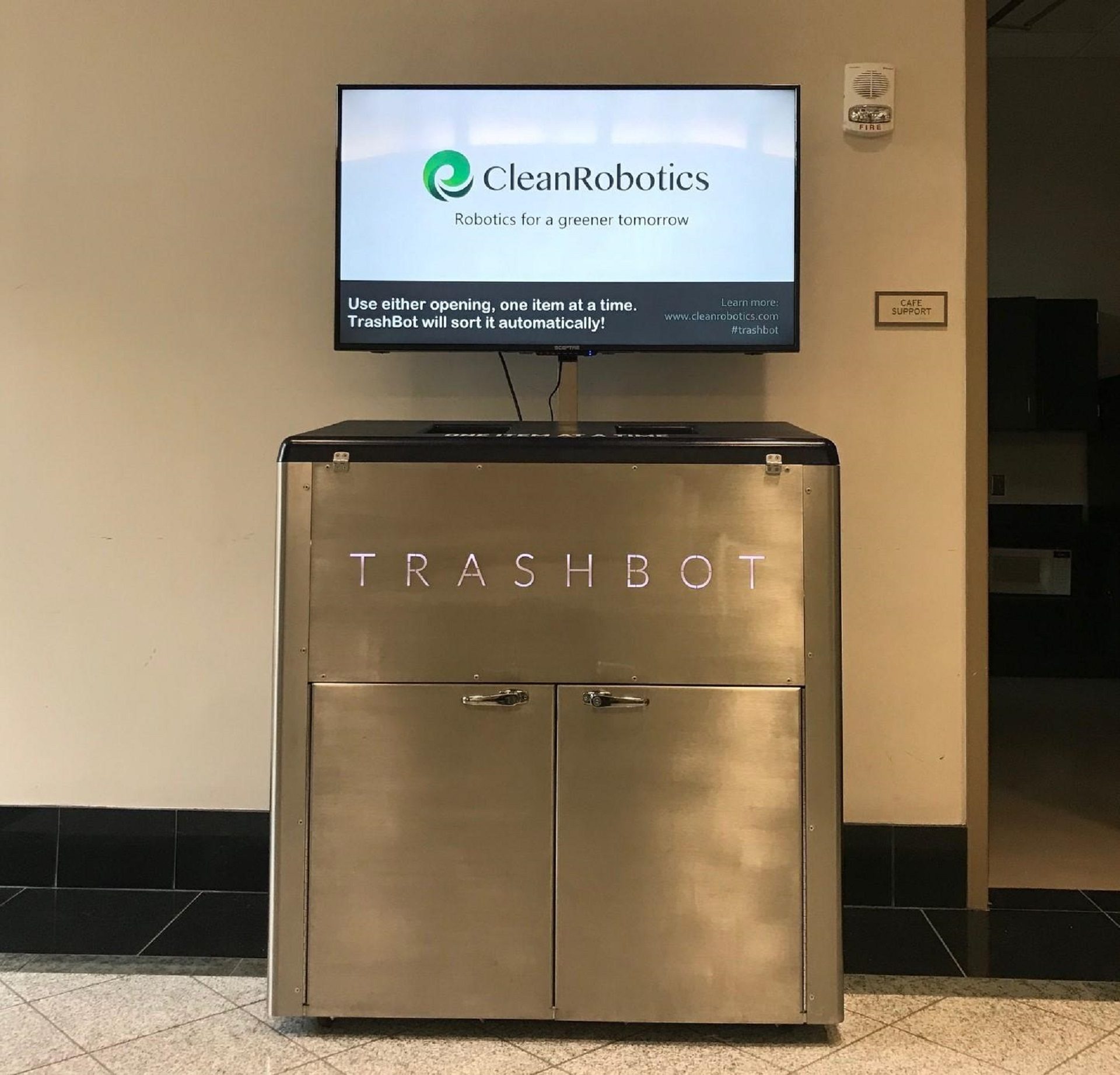 A CleanRobotics TrashBot.