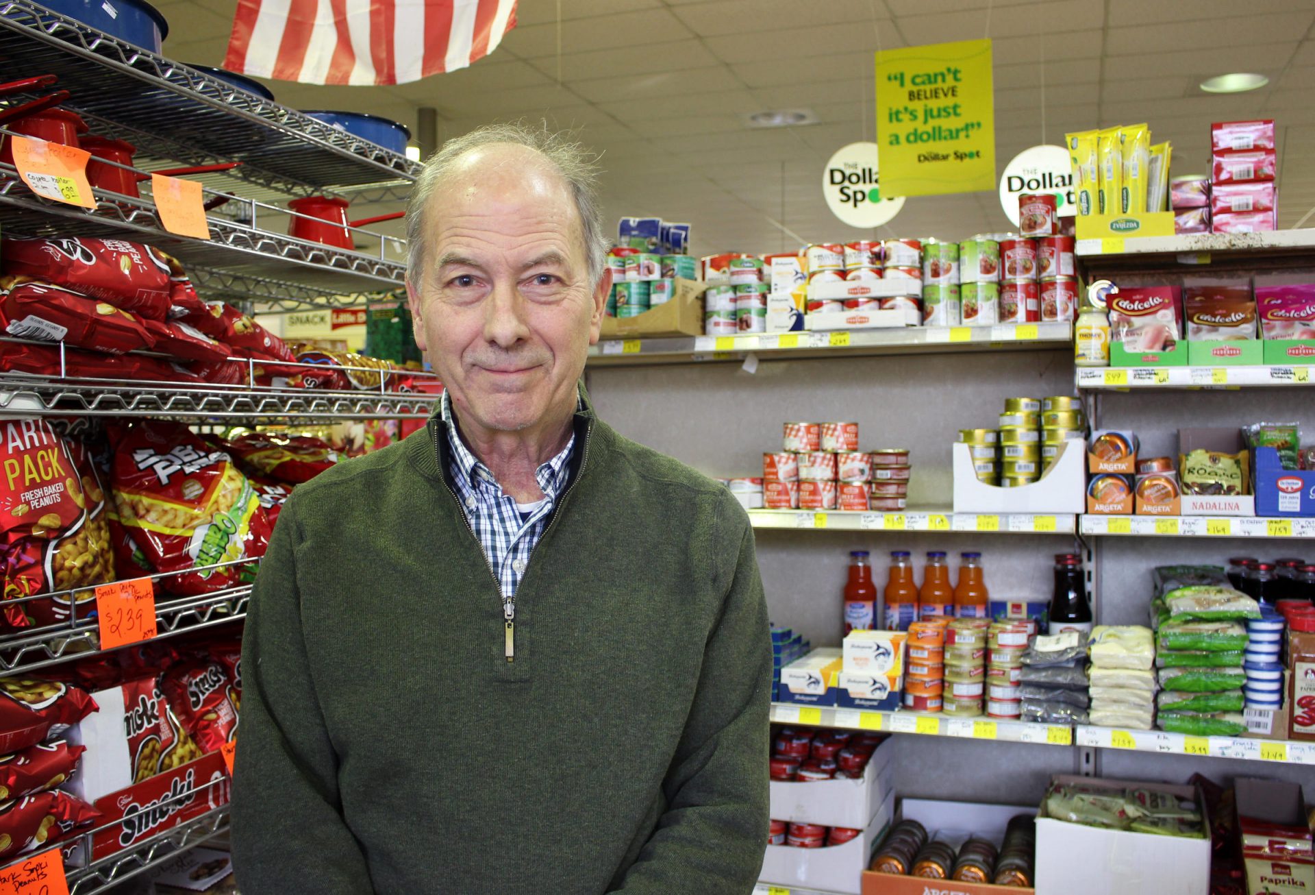 Bill Mehlinger stocked his grocery store to accommodate refugees moving to town. He and his wife would call foreign embassies to learn what products to buy.