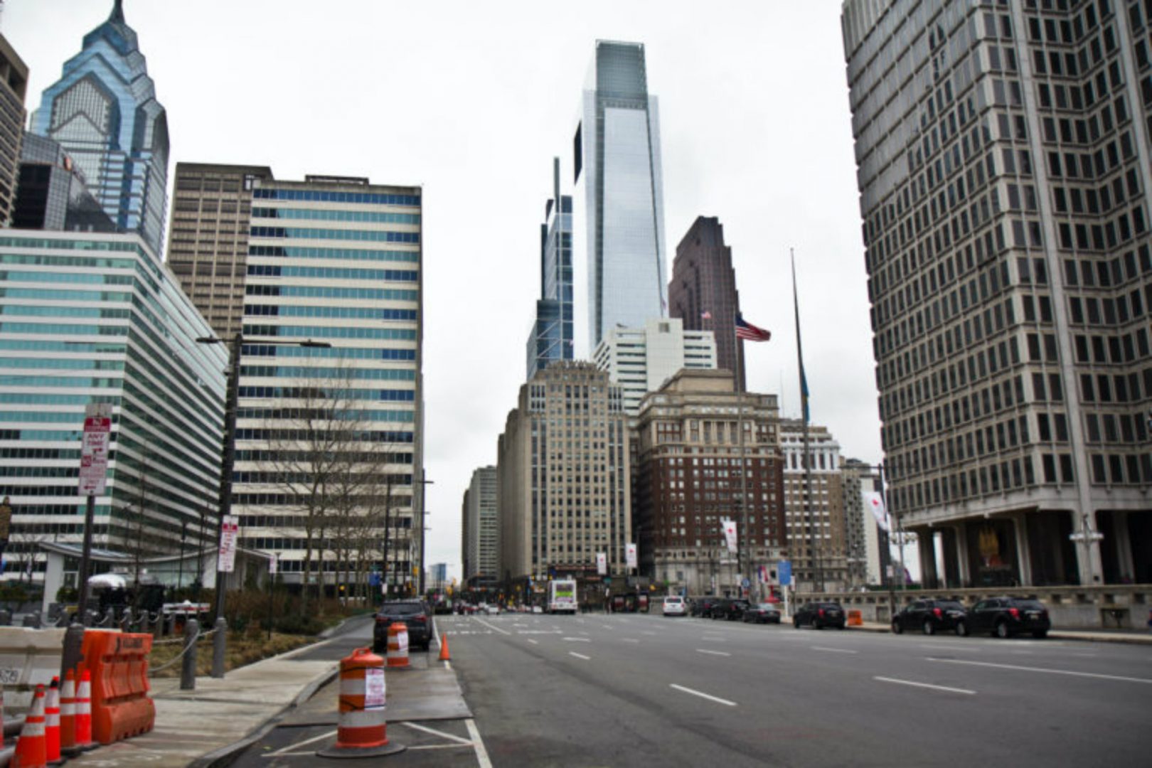 Philadelphia streets have slowed down in the wake of the coronavirus shutdown. 