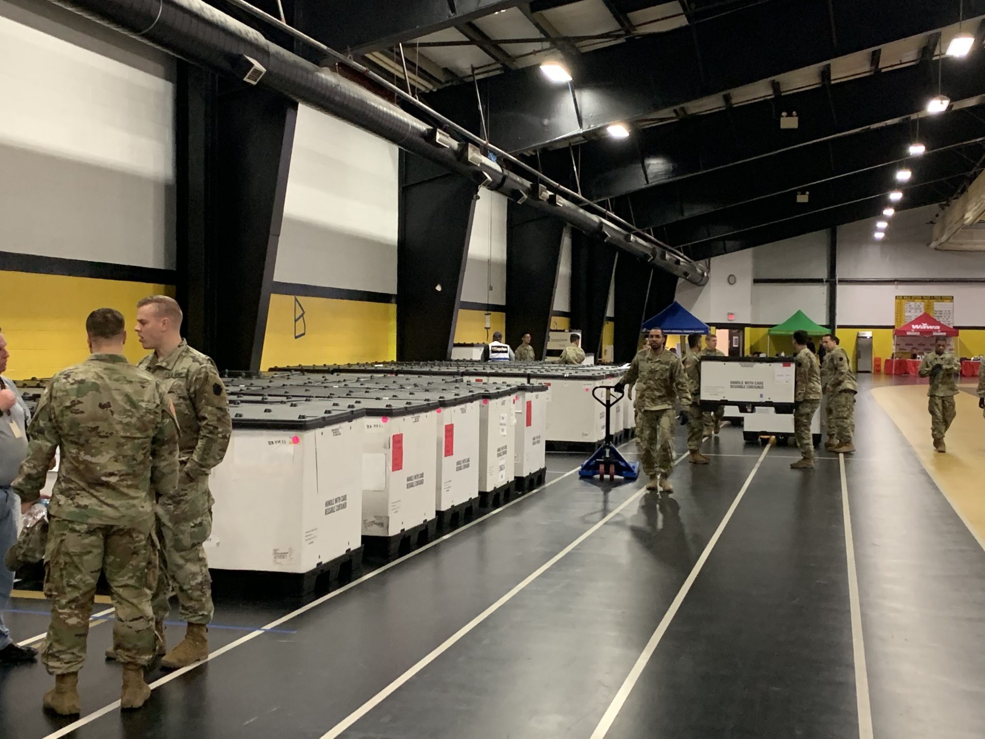 Pa. National Guard Supports FEMA Medical Station