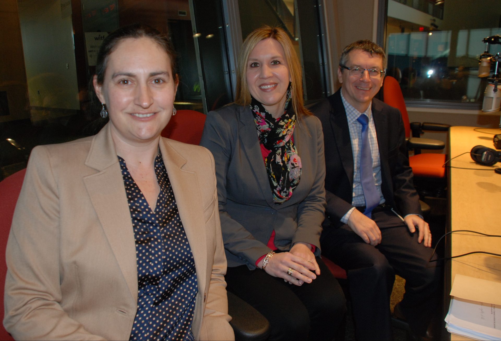 Shannon Reiter, Natasha Fackler and Secretary Patrick McDonnell appear on Smart Talk on March 11, 2020. 