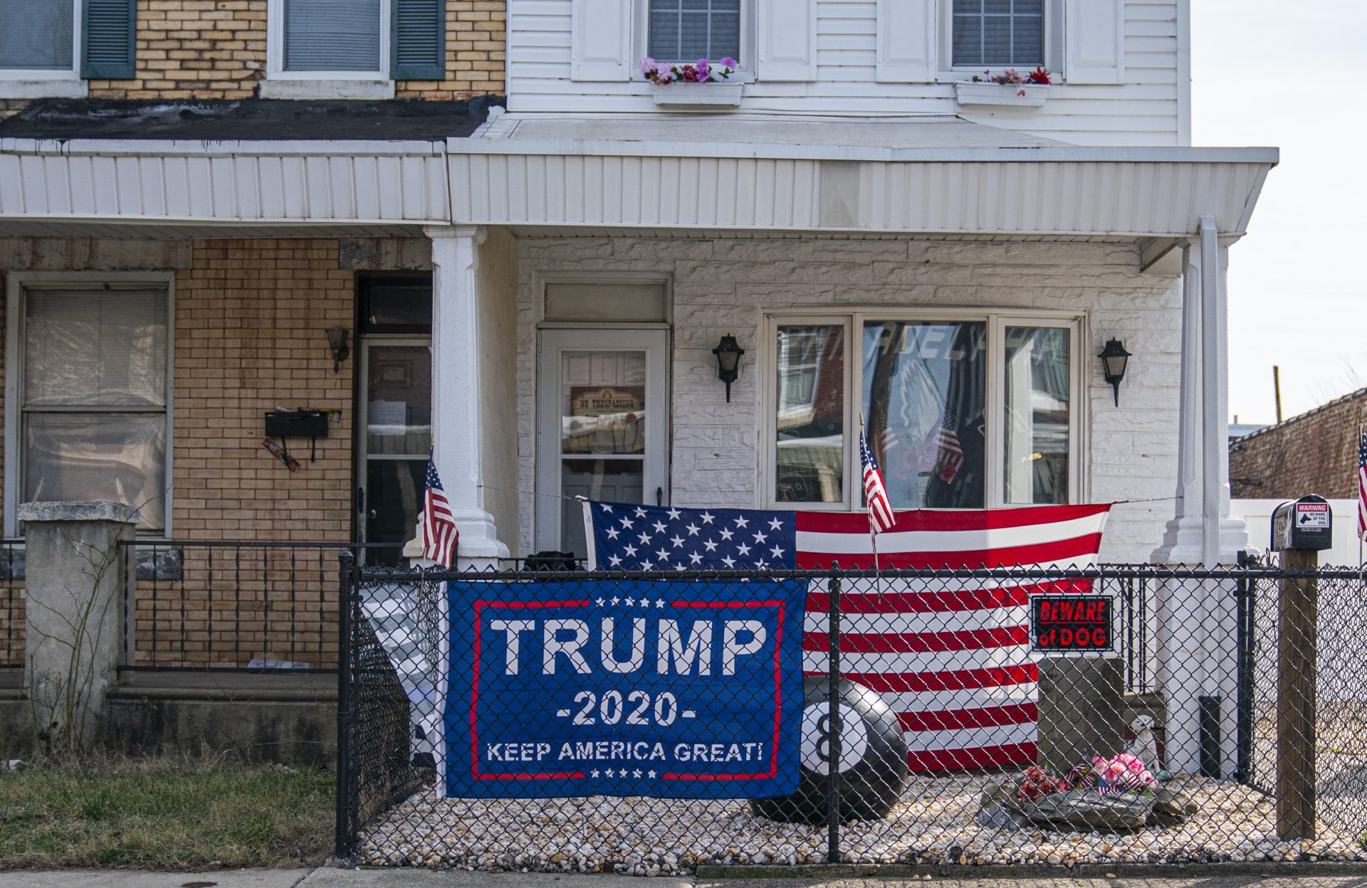 Registered Democrats dominate Bridesburg, but the neighborhood voted overwhelmingly for President Trump in 2016.