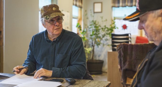 Henry McCreary, president of the Rural Broadband Cooperative, leads weekly meetings with members in Mill Creek, Huntingdon County.