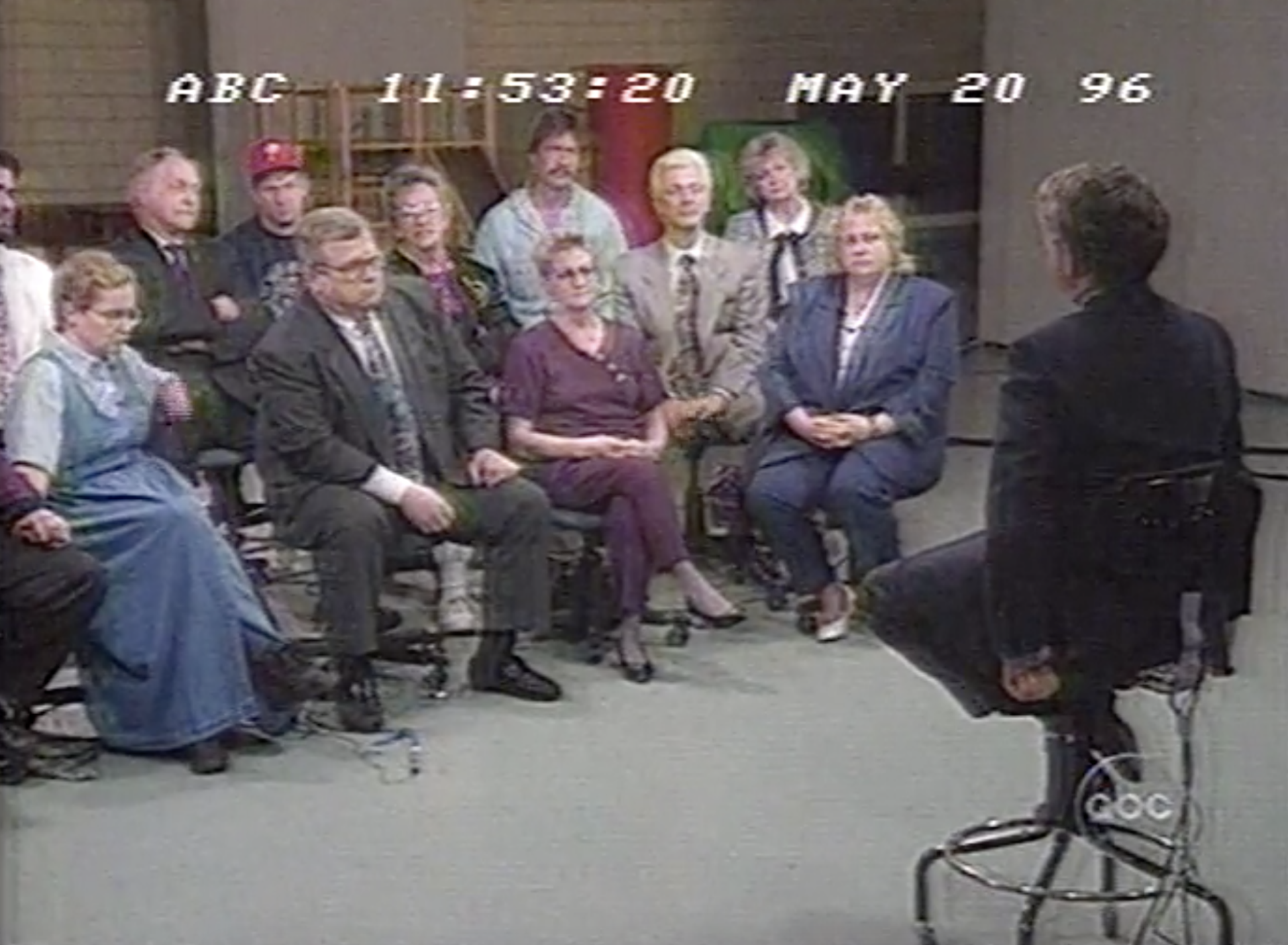 During Nightline's 1996 feature, host Ted Koppel convened a forum of Bridesburg residents to talk about the neighborhood's treatment of Ward.